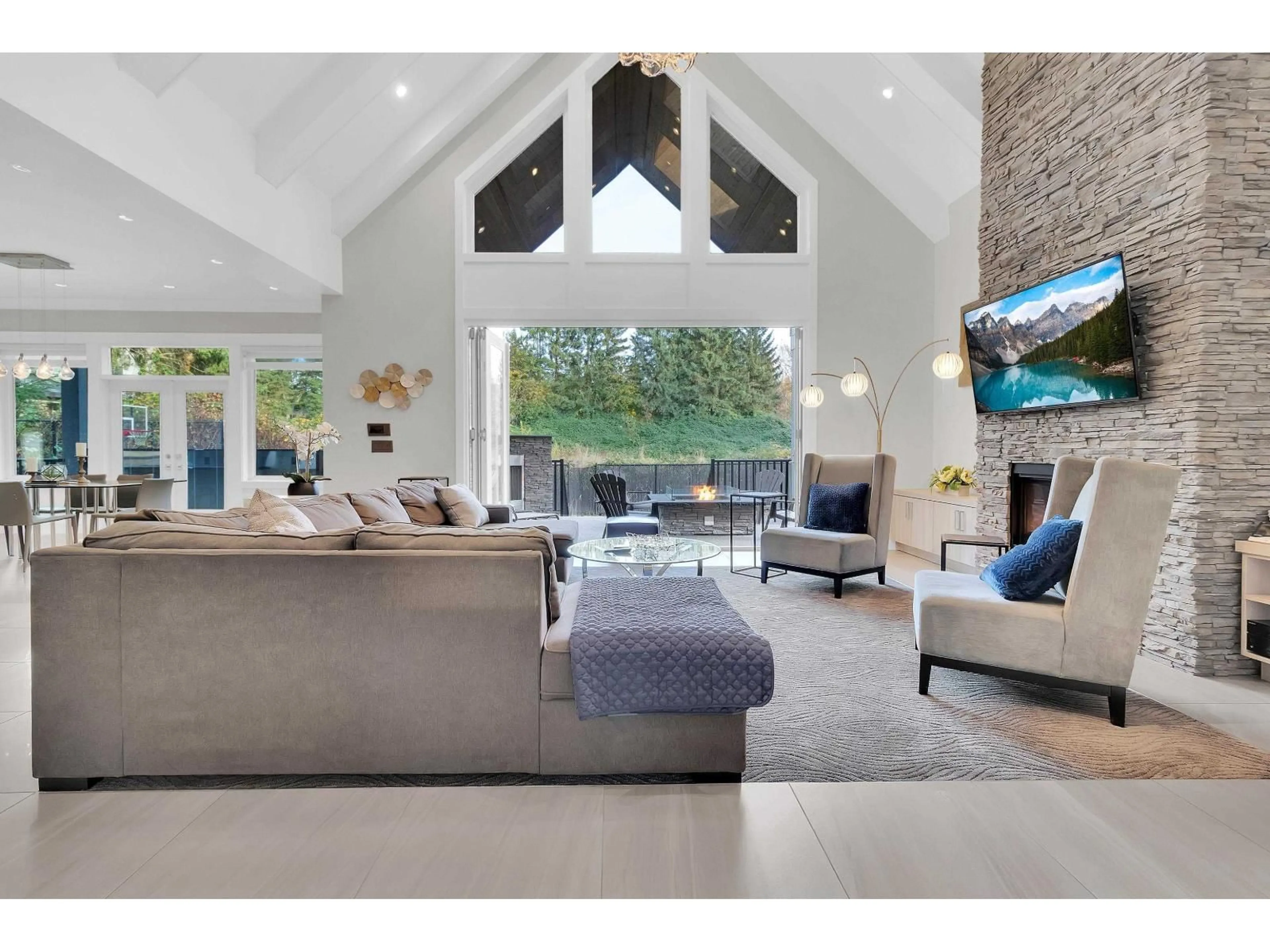 Living room with furniture, unknown for 7434 202A STREET, Langley British Columbia V2Y1V4