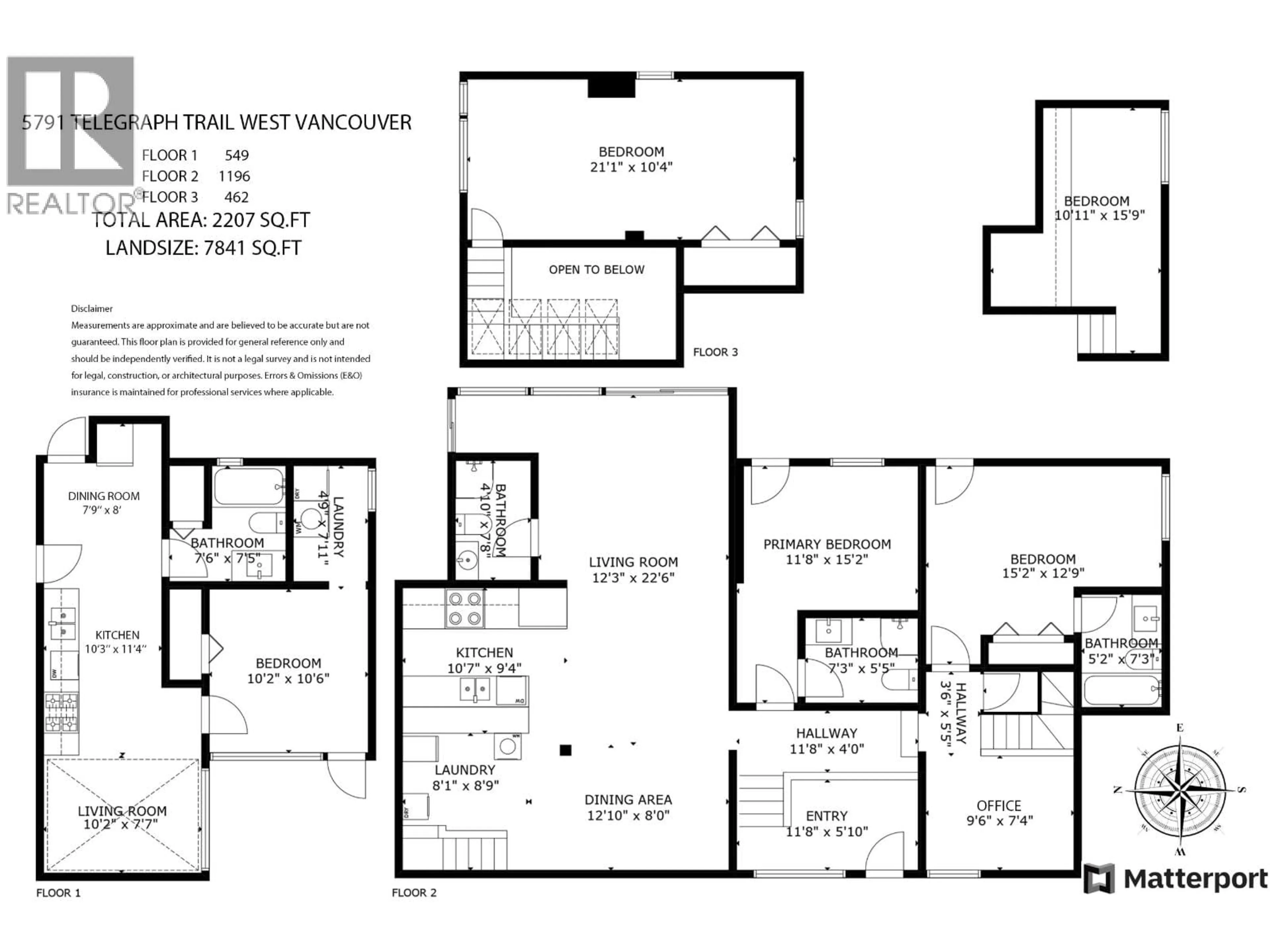 Floor plan for 5791 TELEGRAPH TRAIL, West Vancouver British Columbia V7W1R5