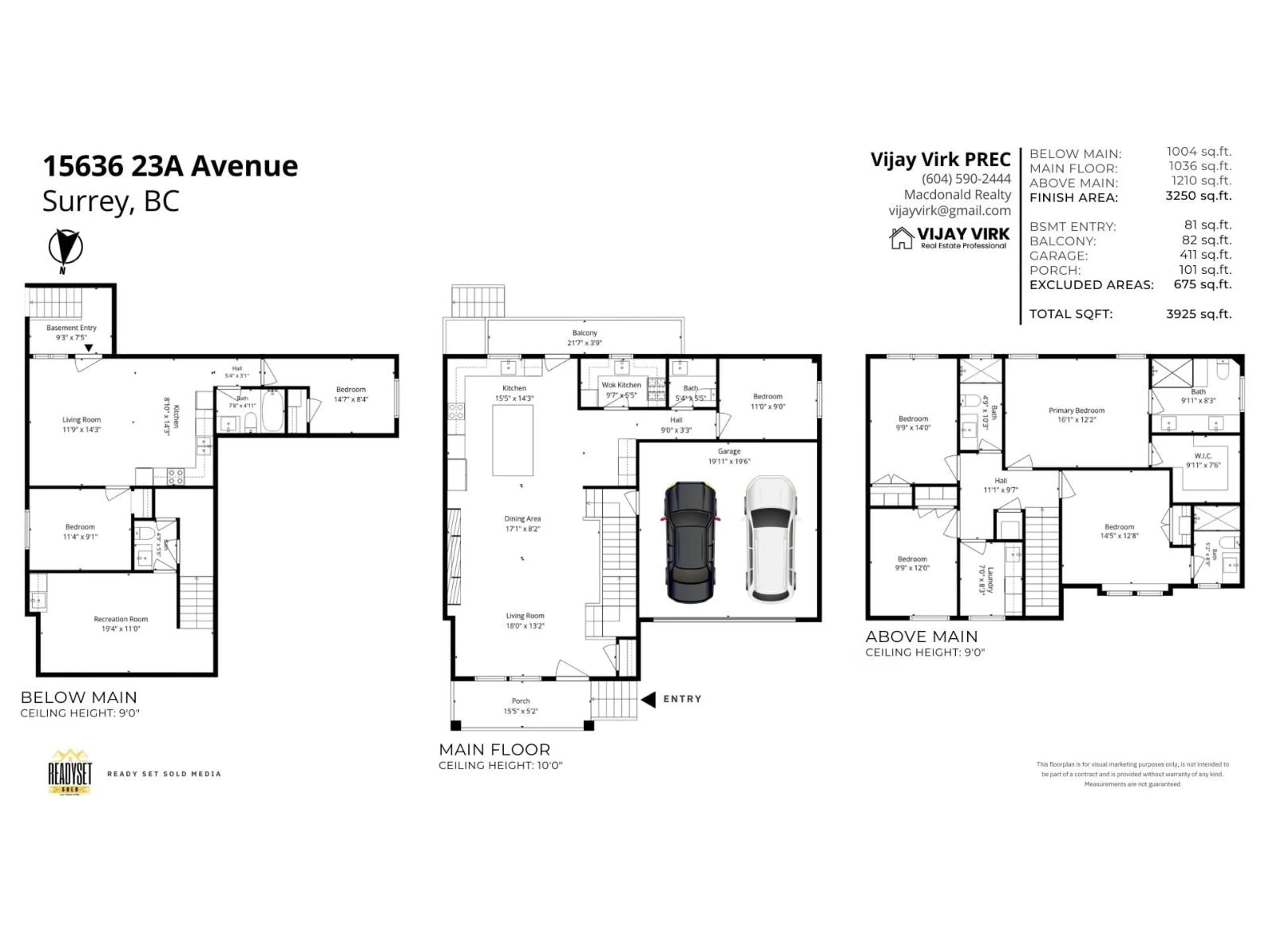 Floor plan for 15636 23A AVENUE, Surrey British Columbia V0V0V0
