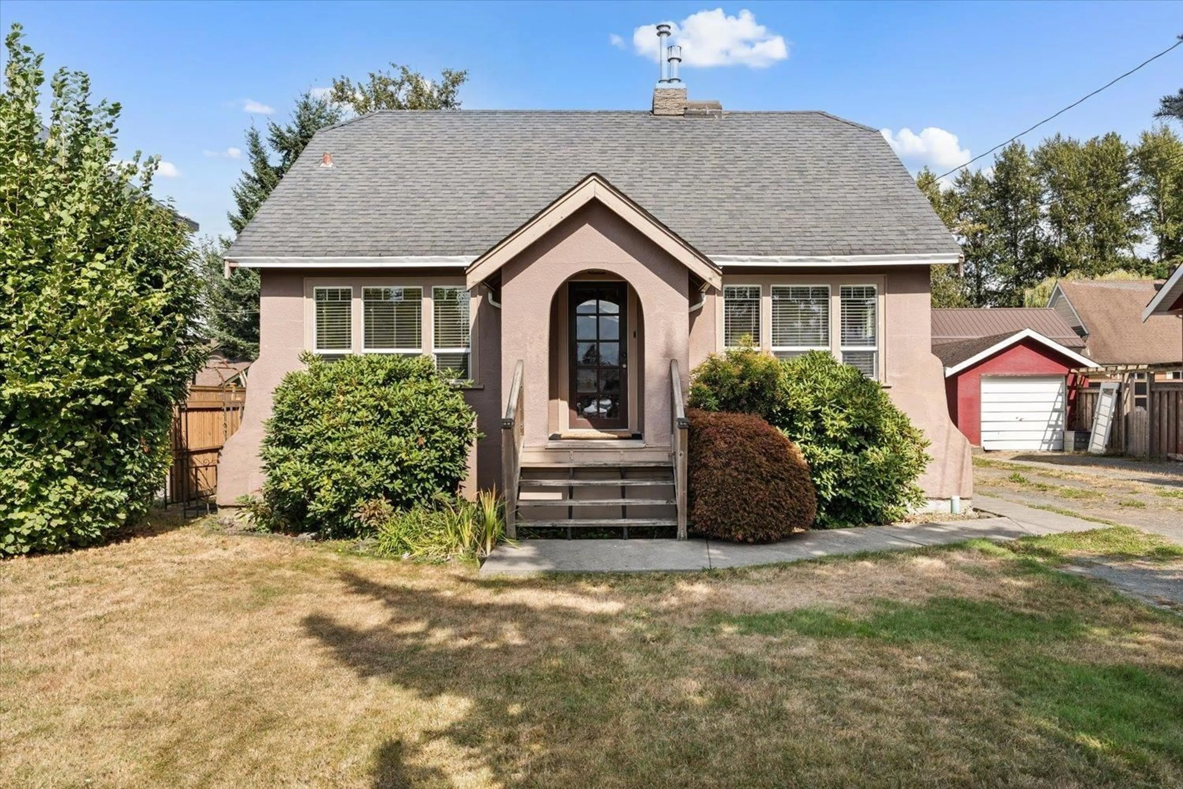 Home with brick exterior material, street for 45407 WELLS ROAD, Chilliwack British Columbia V2R1H3