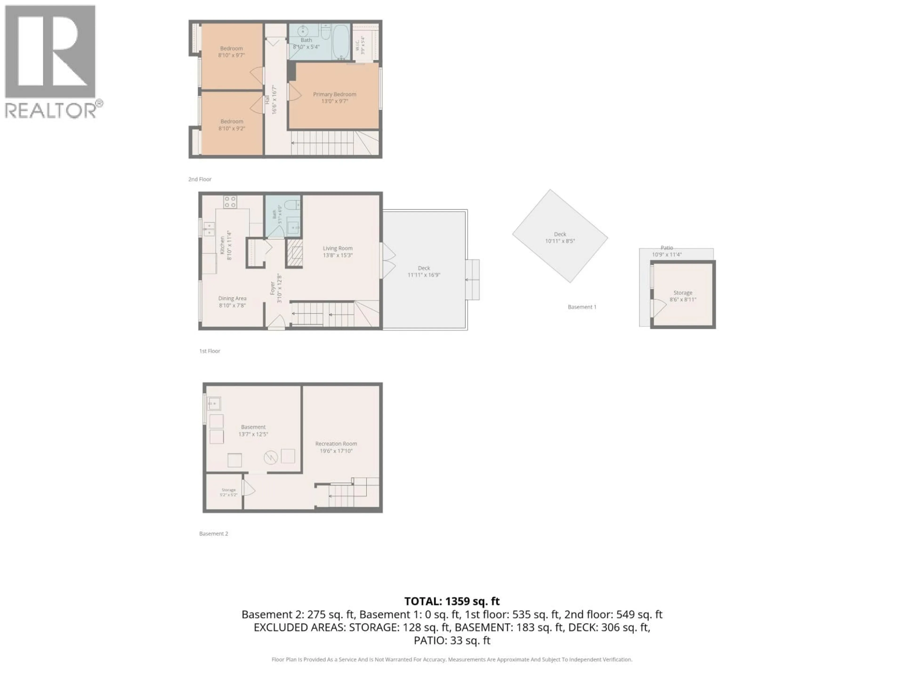Floor plan for 7670 MCMASTER PLACE, Prince George British Columbia V2N3K9