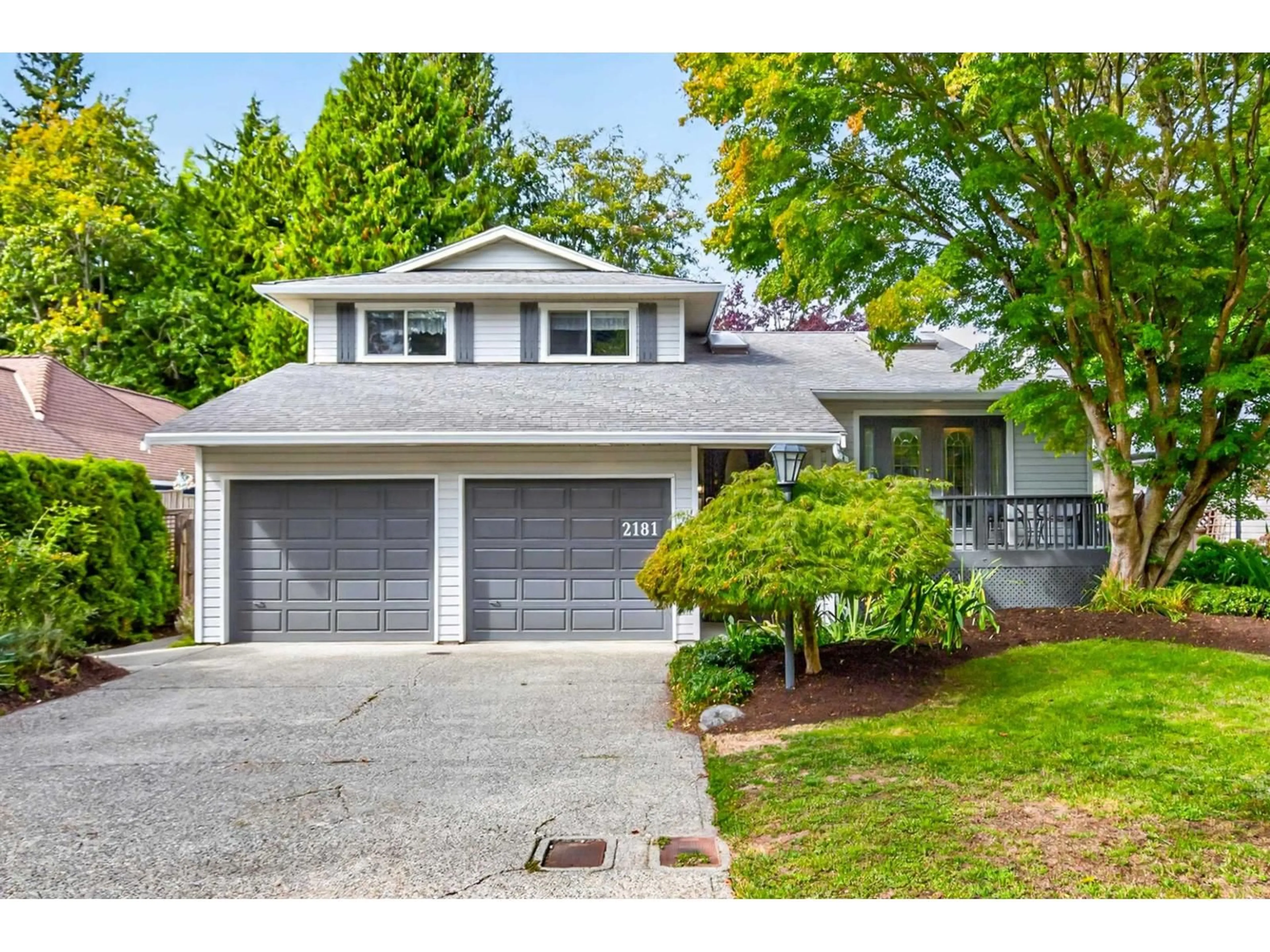 Home with vinyl exterior material, street for 2181 OCEAN FOREST DRIVE, Surrey British Columbia V4A6P1