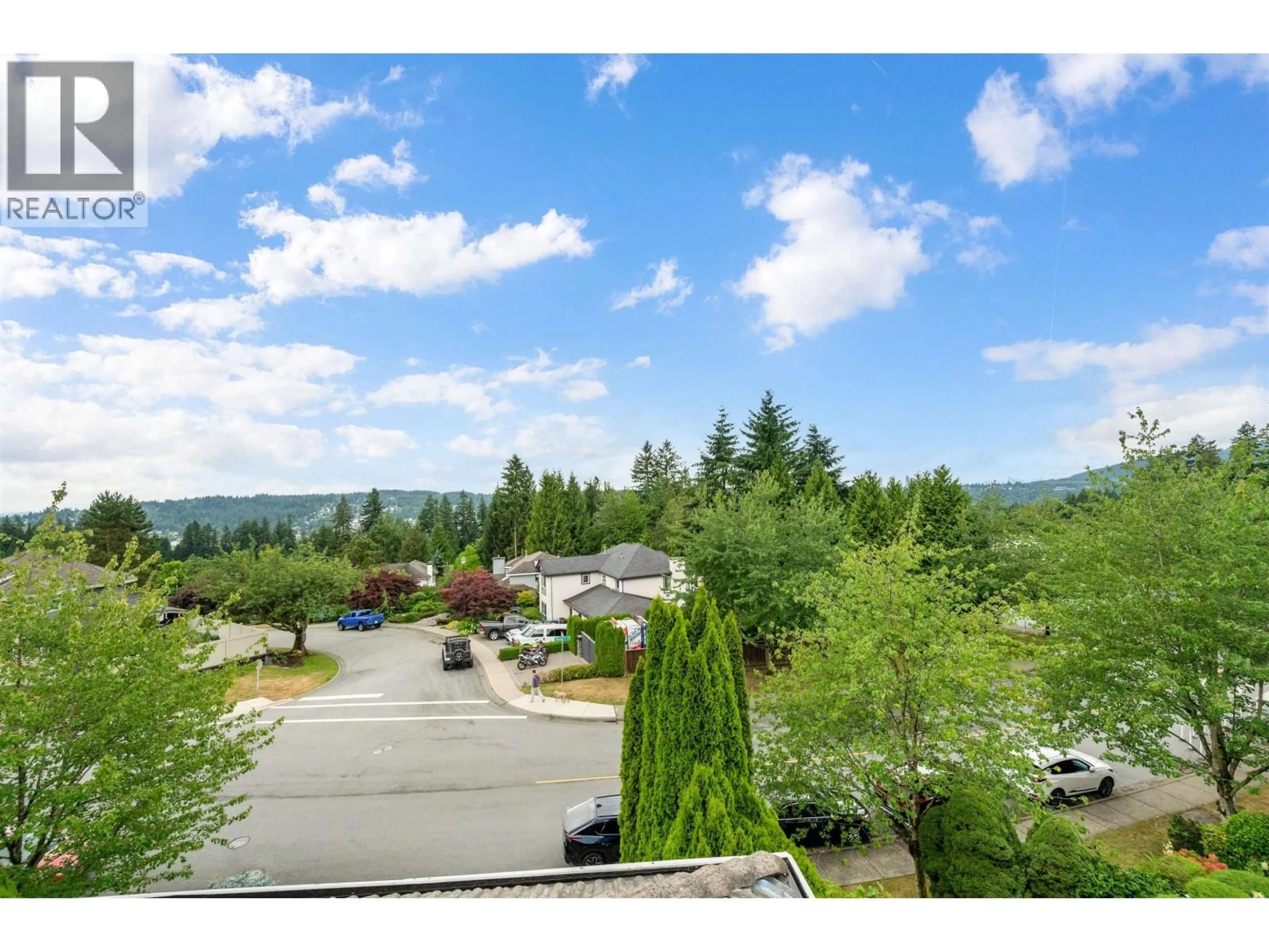 A pic from outside/outdoor area/front of a property/back of a property/a pic from drone, mountain view for 116 RAVINE DRIVE, Port Moody British Columbia V3H4T2