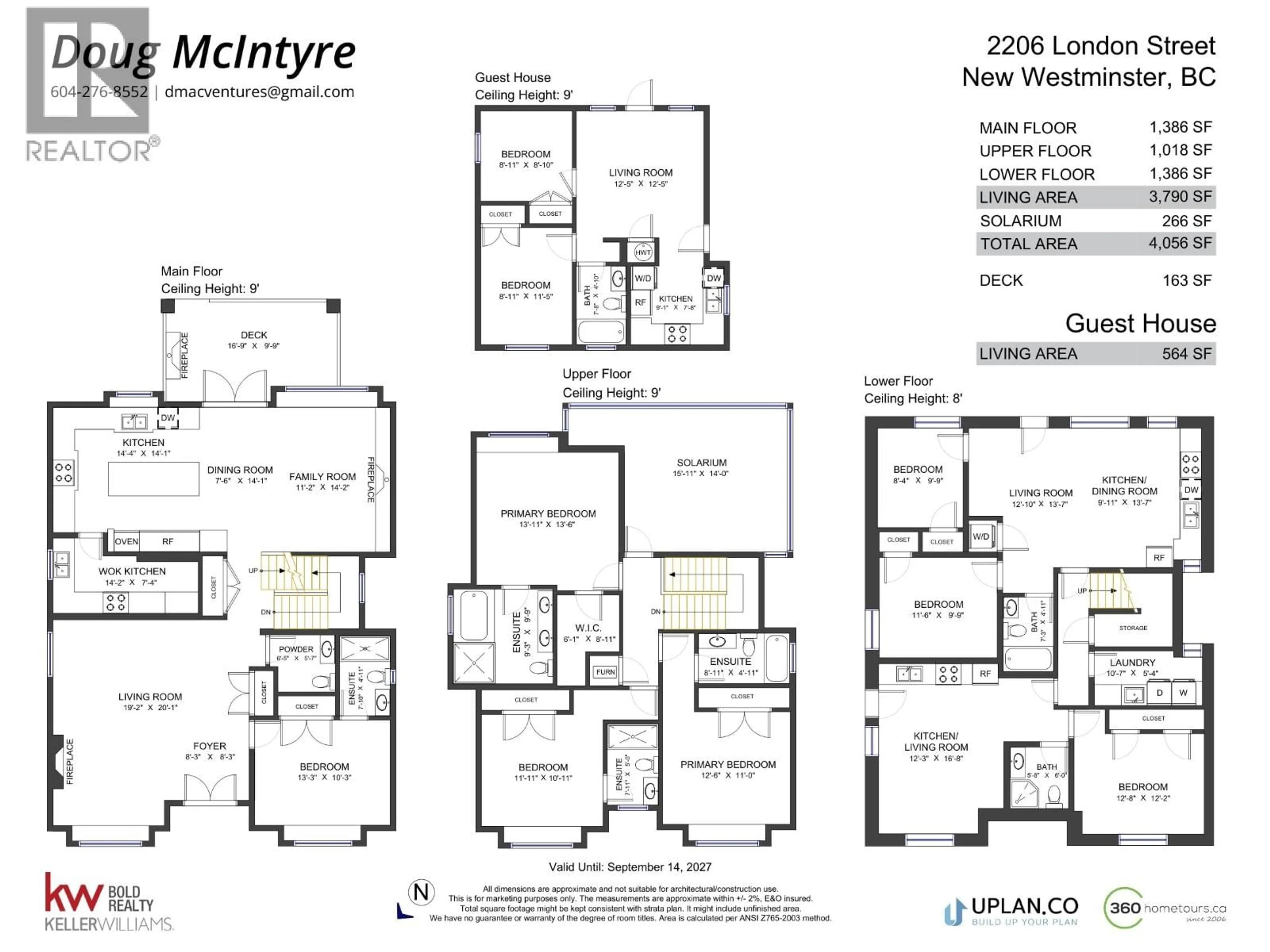 Floor plan for 2206 LONDON STREET, New Westminster British Columbia V3M3G2