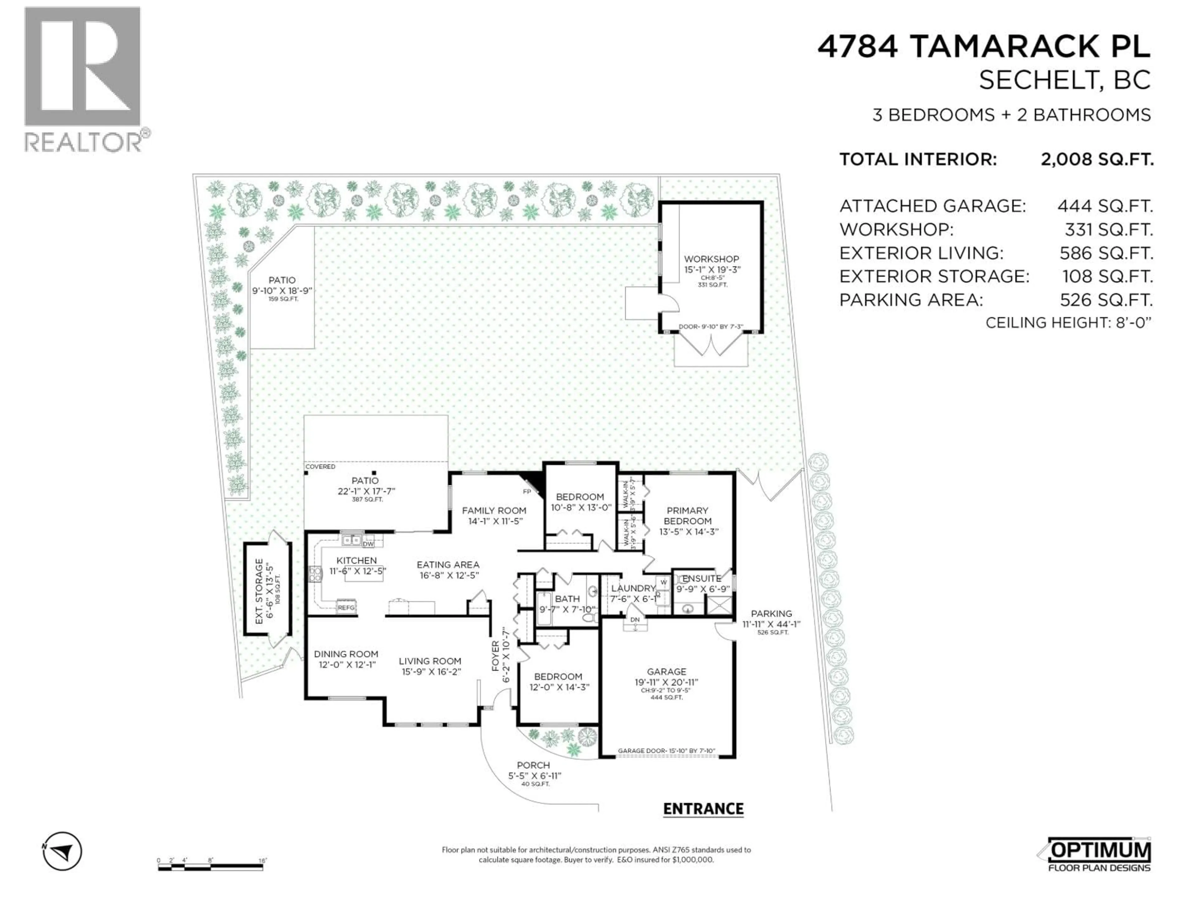 Floor plan for 4784 TAMARACK PLACE, Sechelt British Columbia V7Z0E8