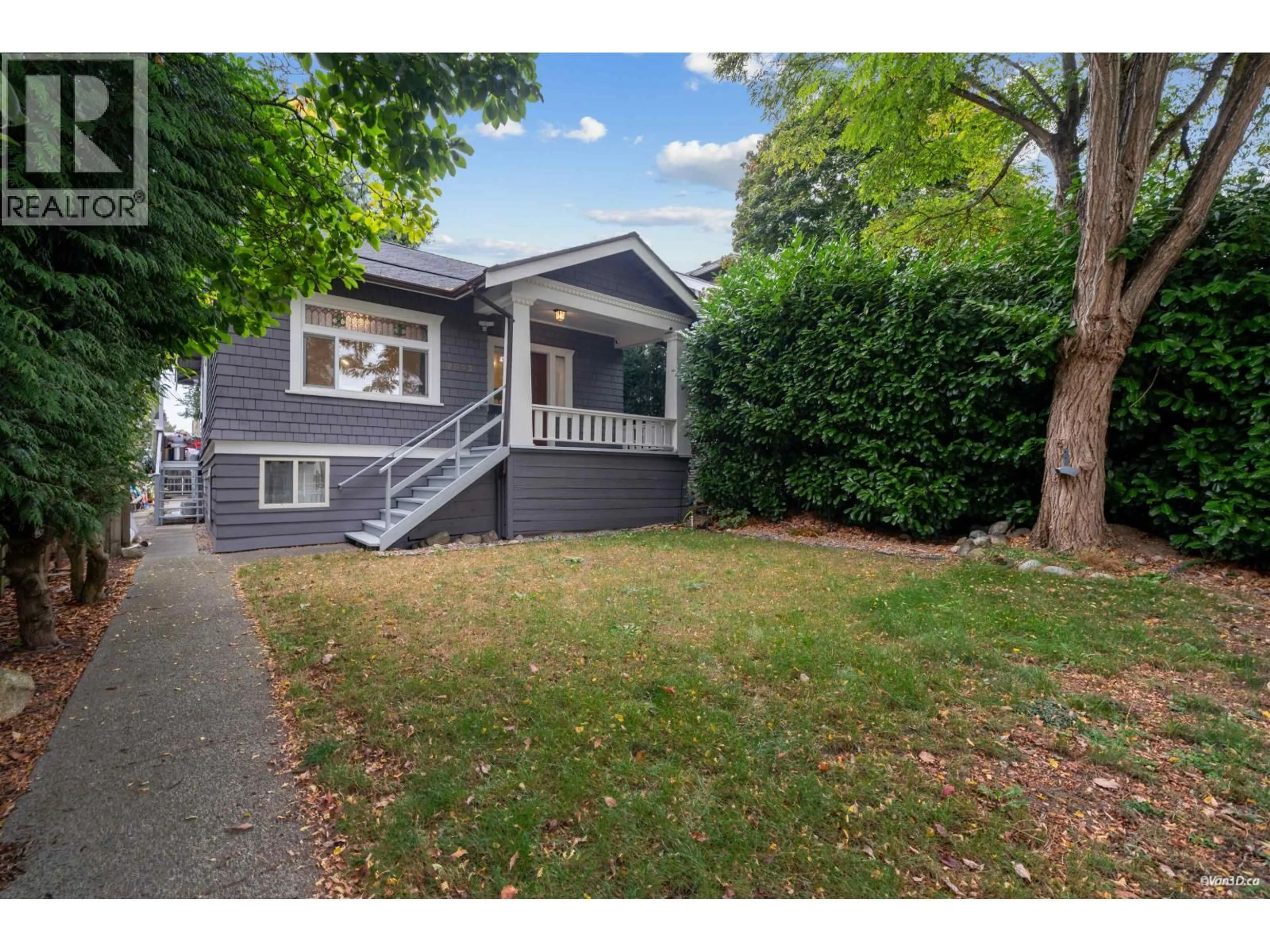 Home with vinyl exterior material, street for 2343 45TH AVENUE, Vancouver British Columbia V6M2J5