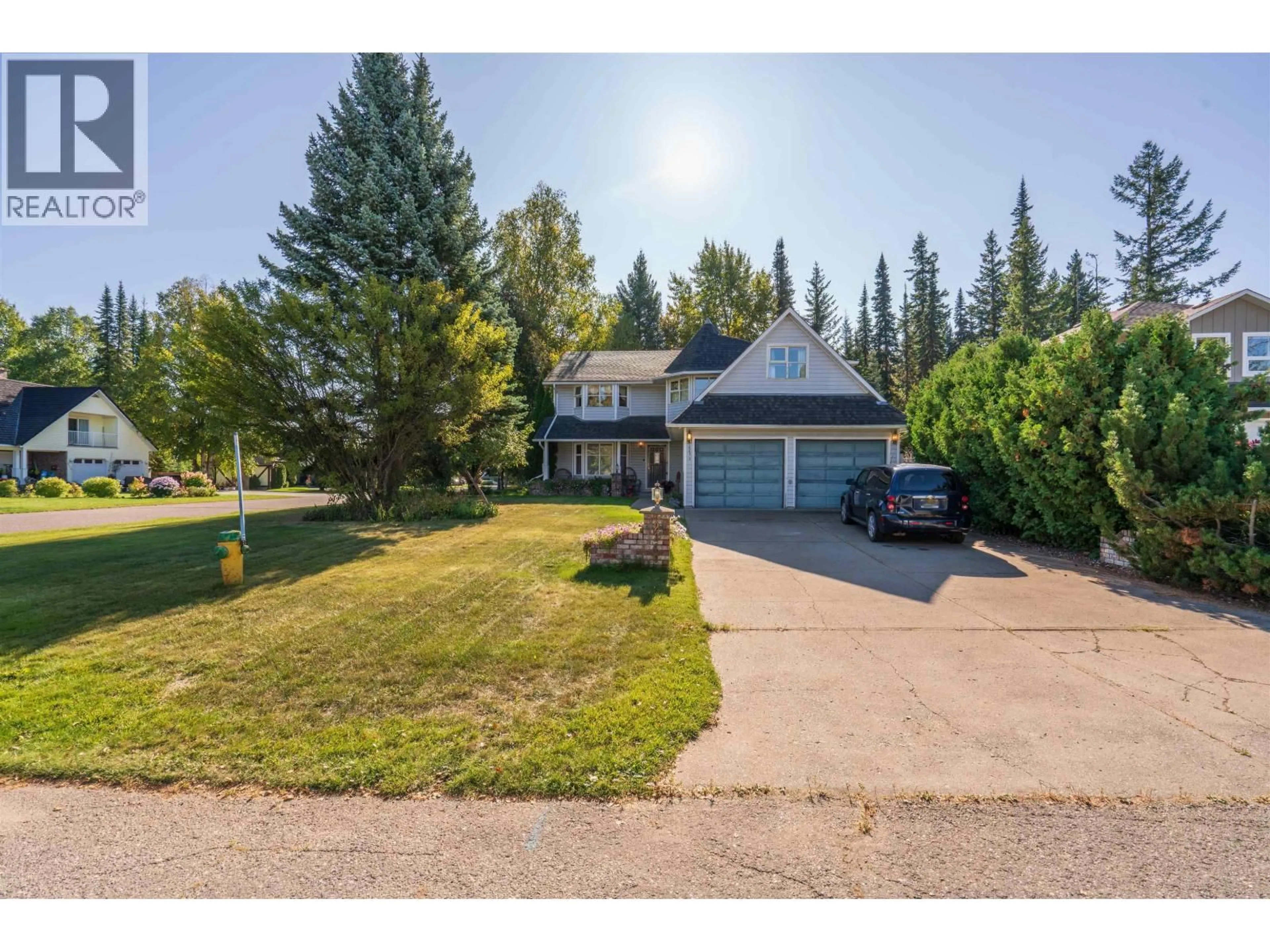 A pic from outside/outdoor area/front of a property/back of a property/a pic from drone, street for 2240 CANAN WAY, Prince George British Columbia V2K4H8