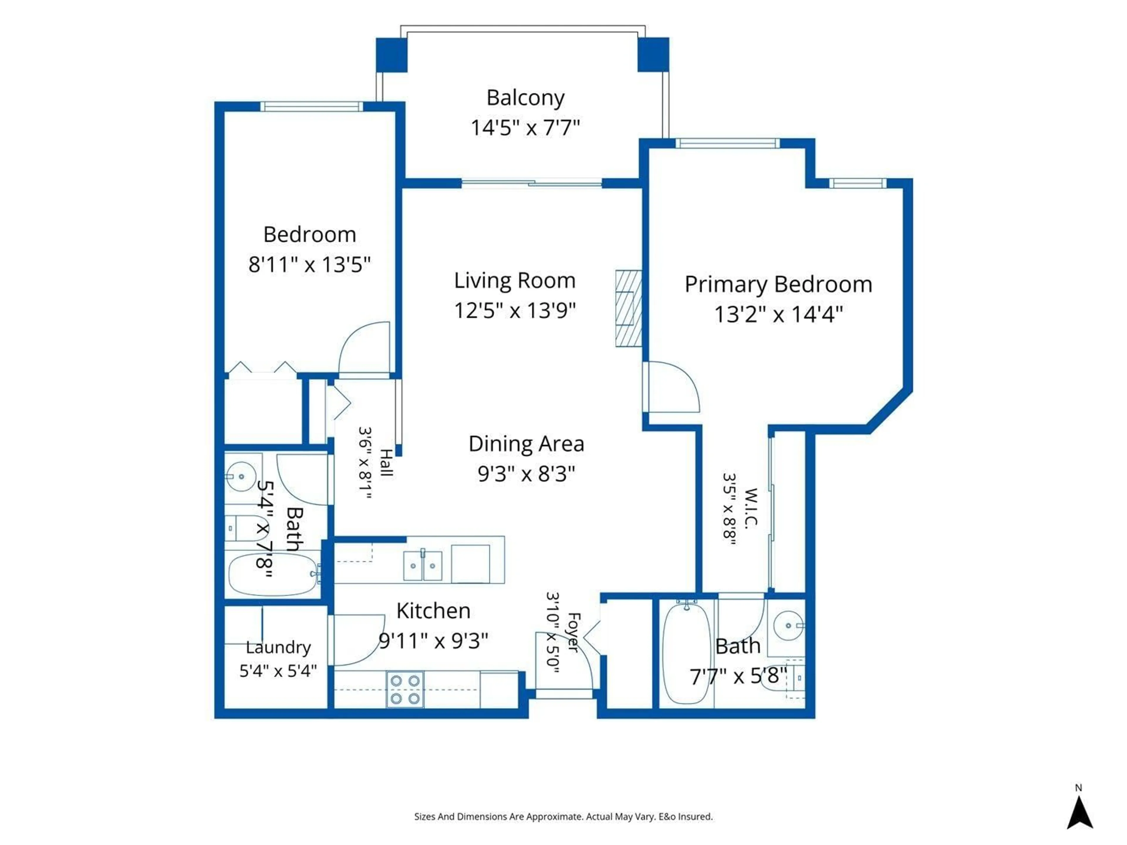 Floor plan for 302 - 33338 MAYFAIR AVENUE, Abbotsford British Columbia V2S0A4