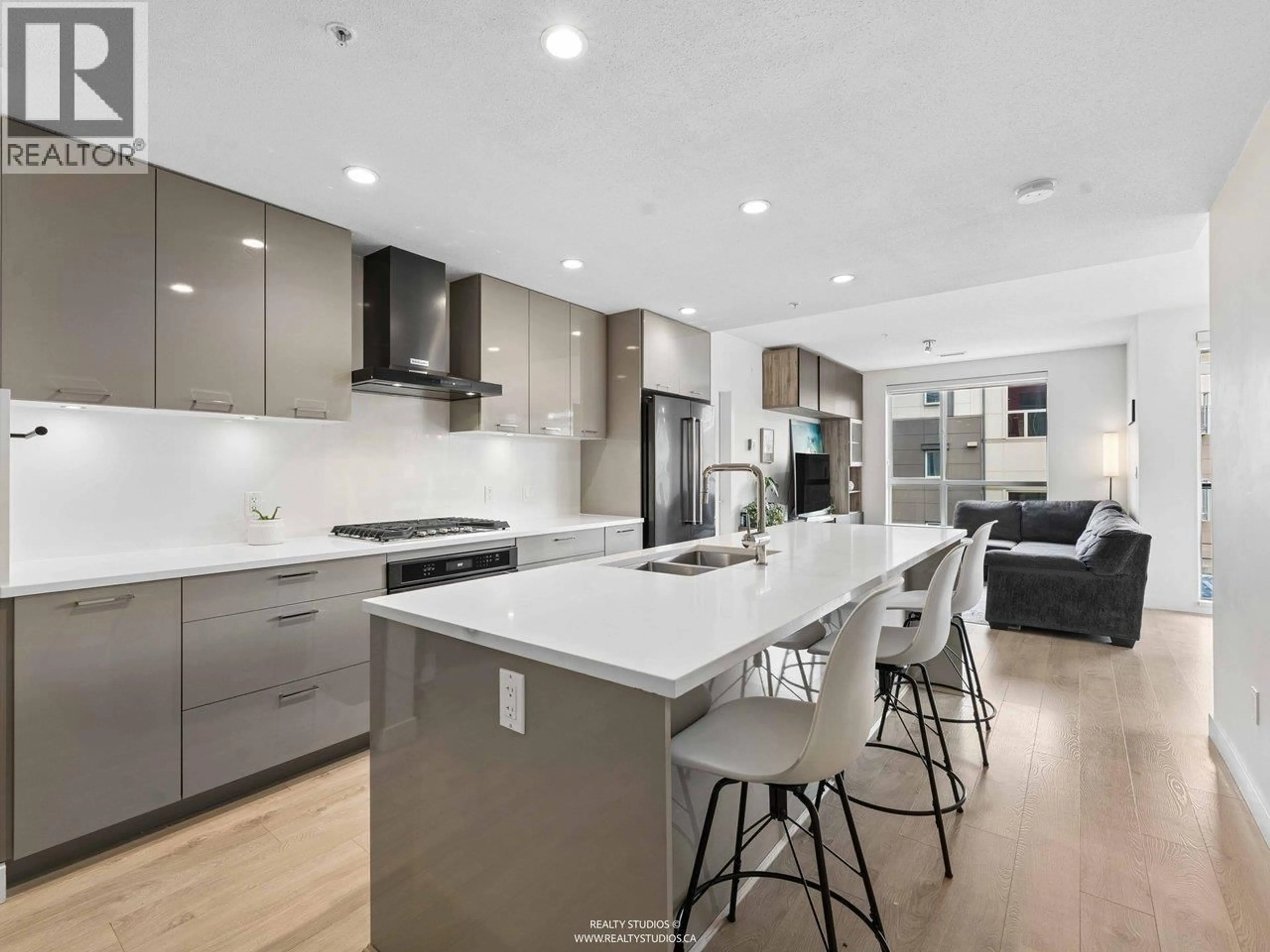 Open concept kitchen, unknown for 405 - 3581 ROSS DRIVE, Vancouver British Columbia V6S0K5