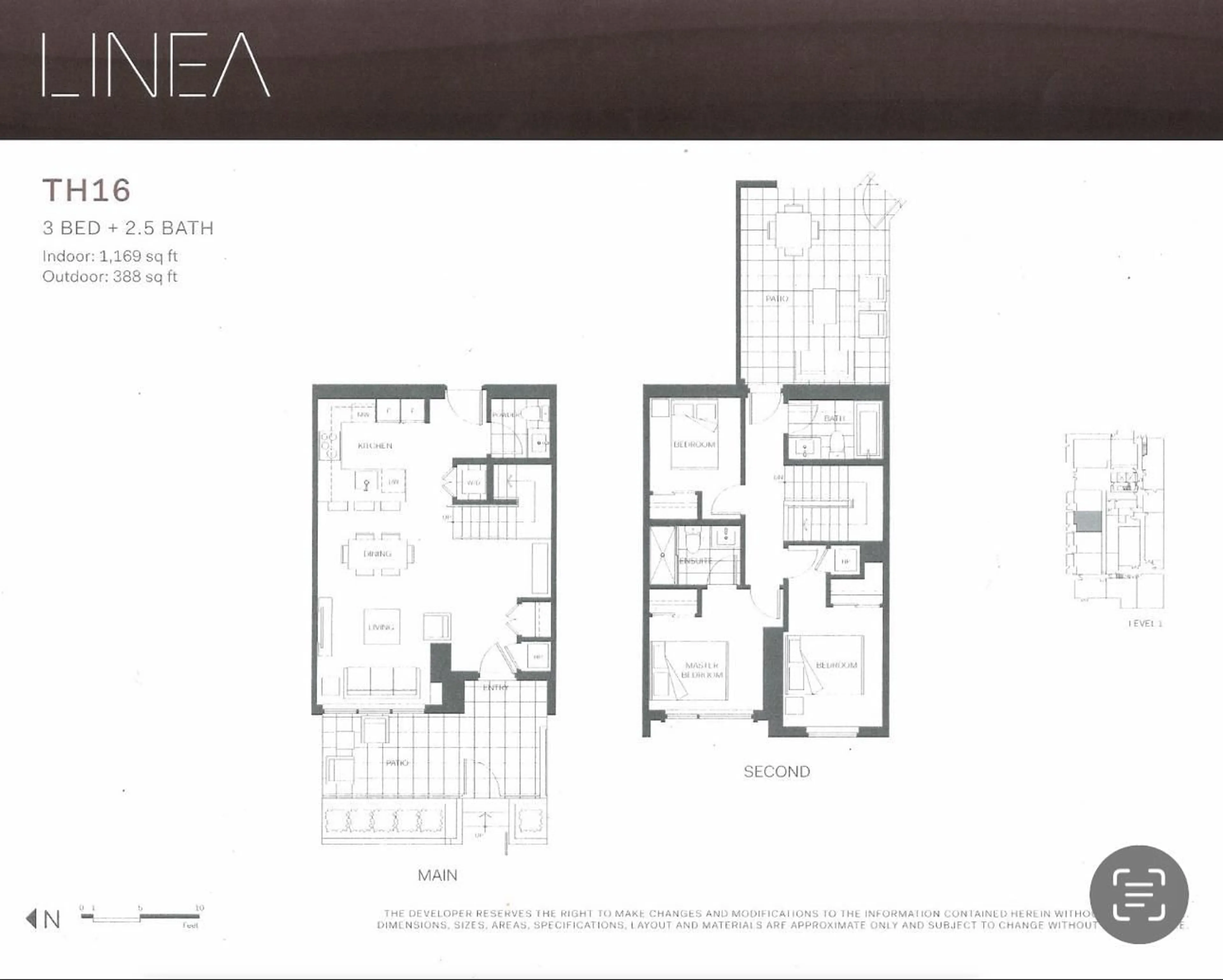 Floor plan for TH16 - 13318 104 AVENUE, Surrey British Columbia V3T0R2