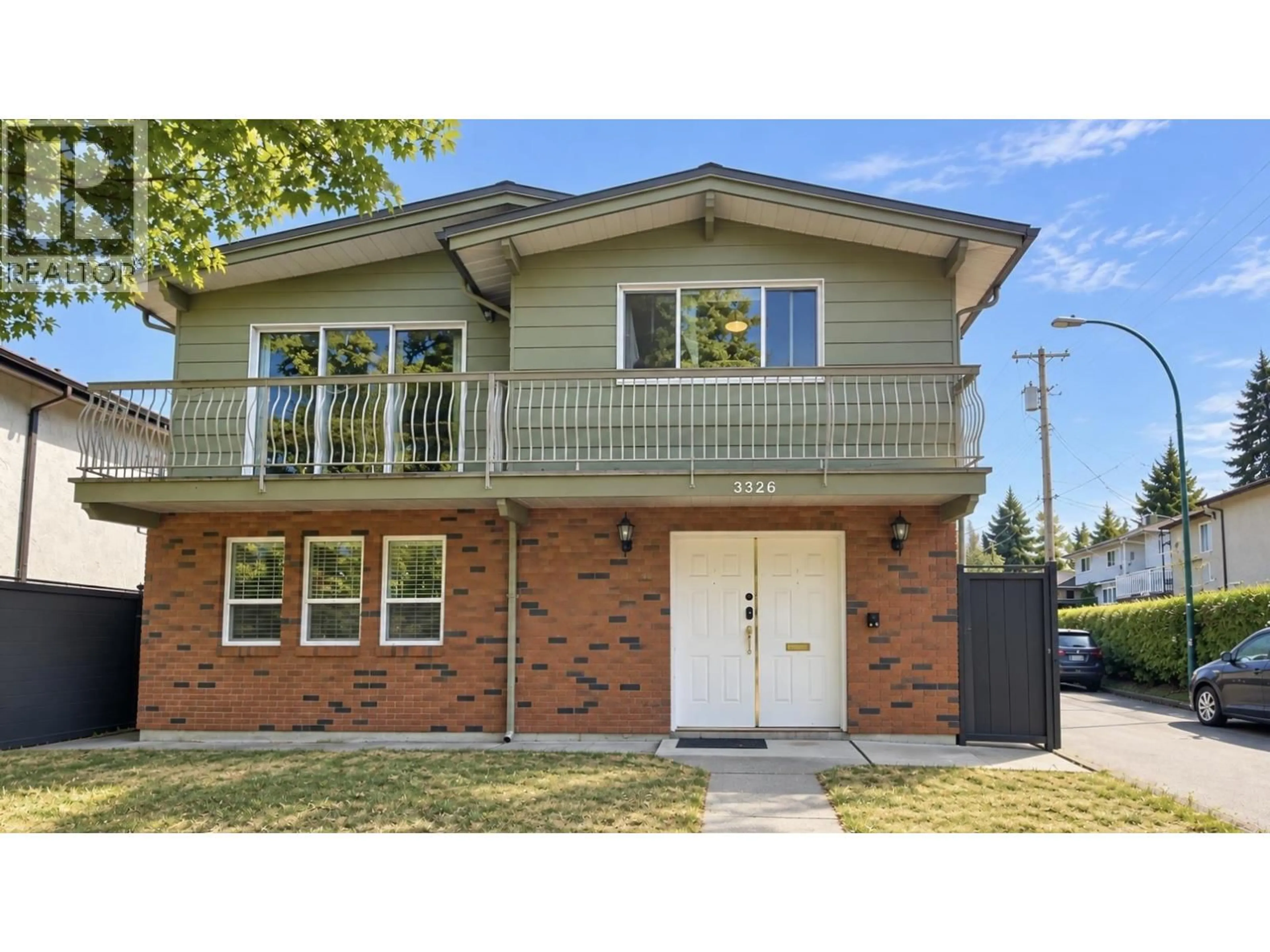 Home with brick exterior material, street for 3326 SLOCAN STREET, Vancouver British Columbia V5M3E5
