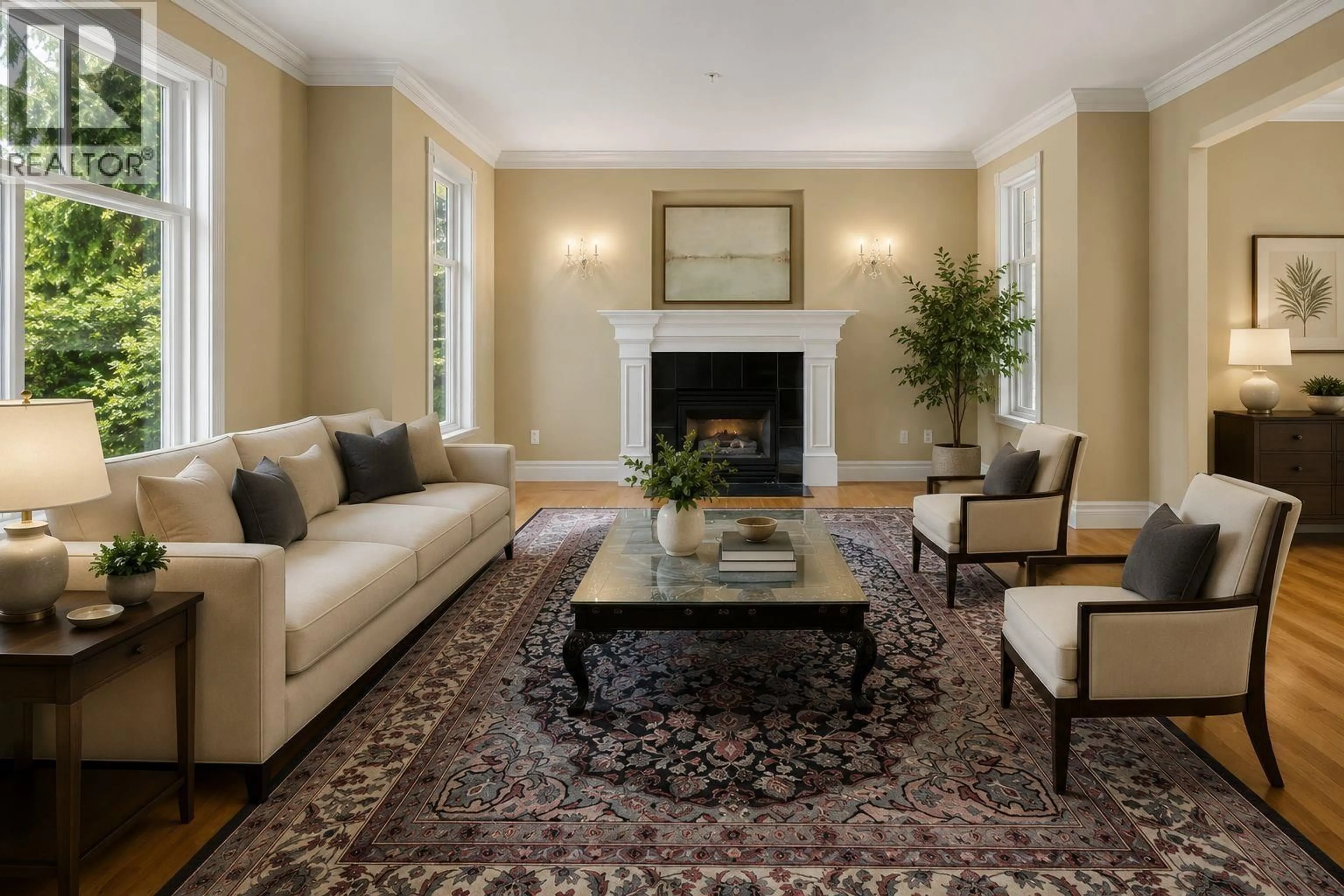 Living room with furniture, carpet floor for 1160 57TH AVENUE, Vancouver British Columbia V6P1S5