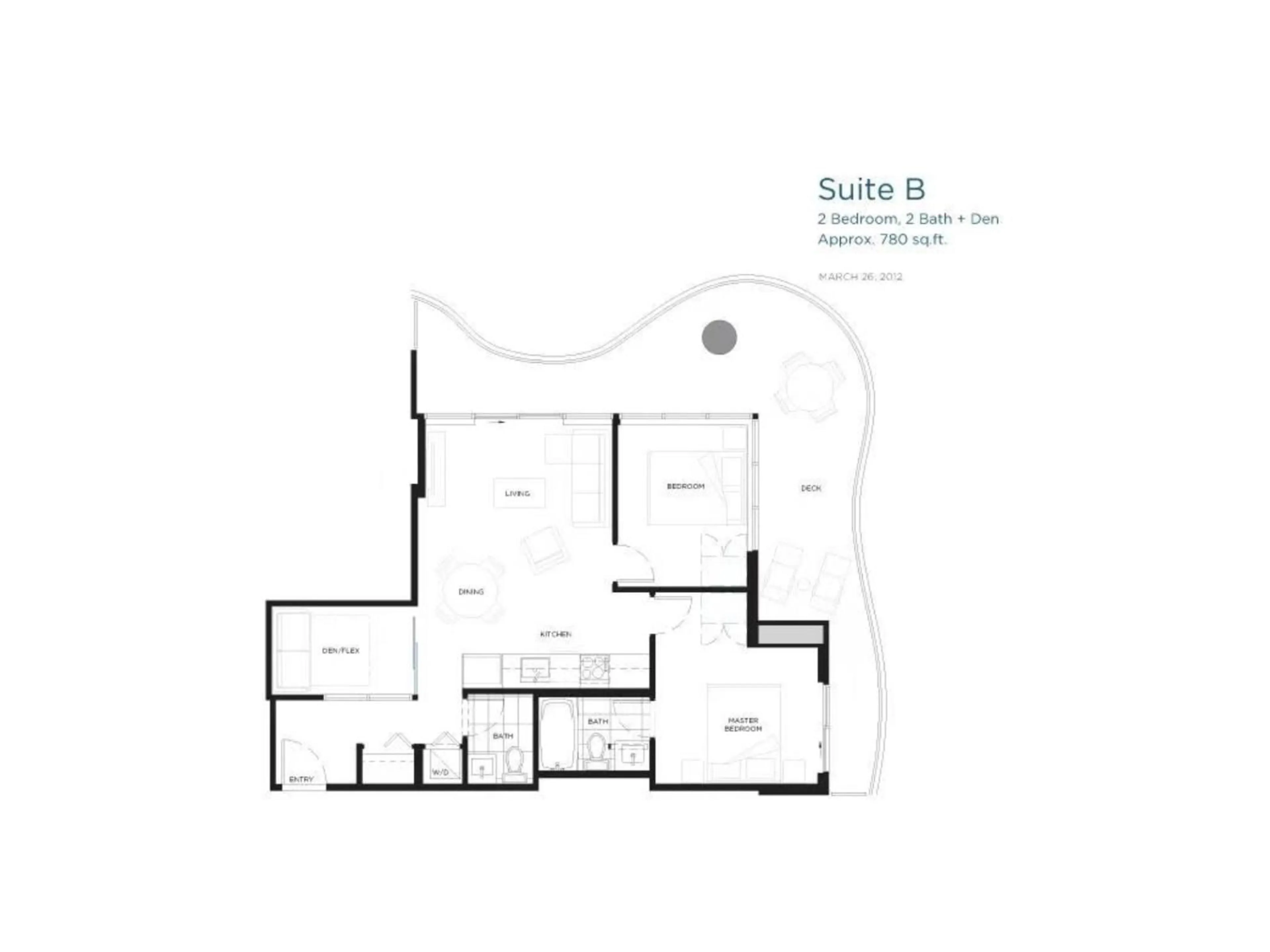Floor plan for 202 - 13303 103A AVENUE, Surrey British Columbia V3T0K6