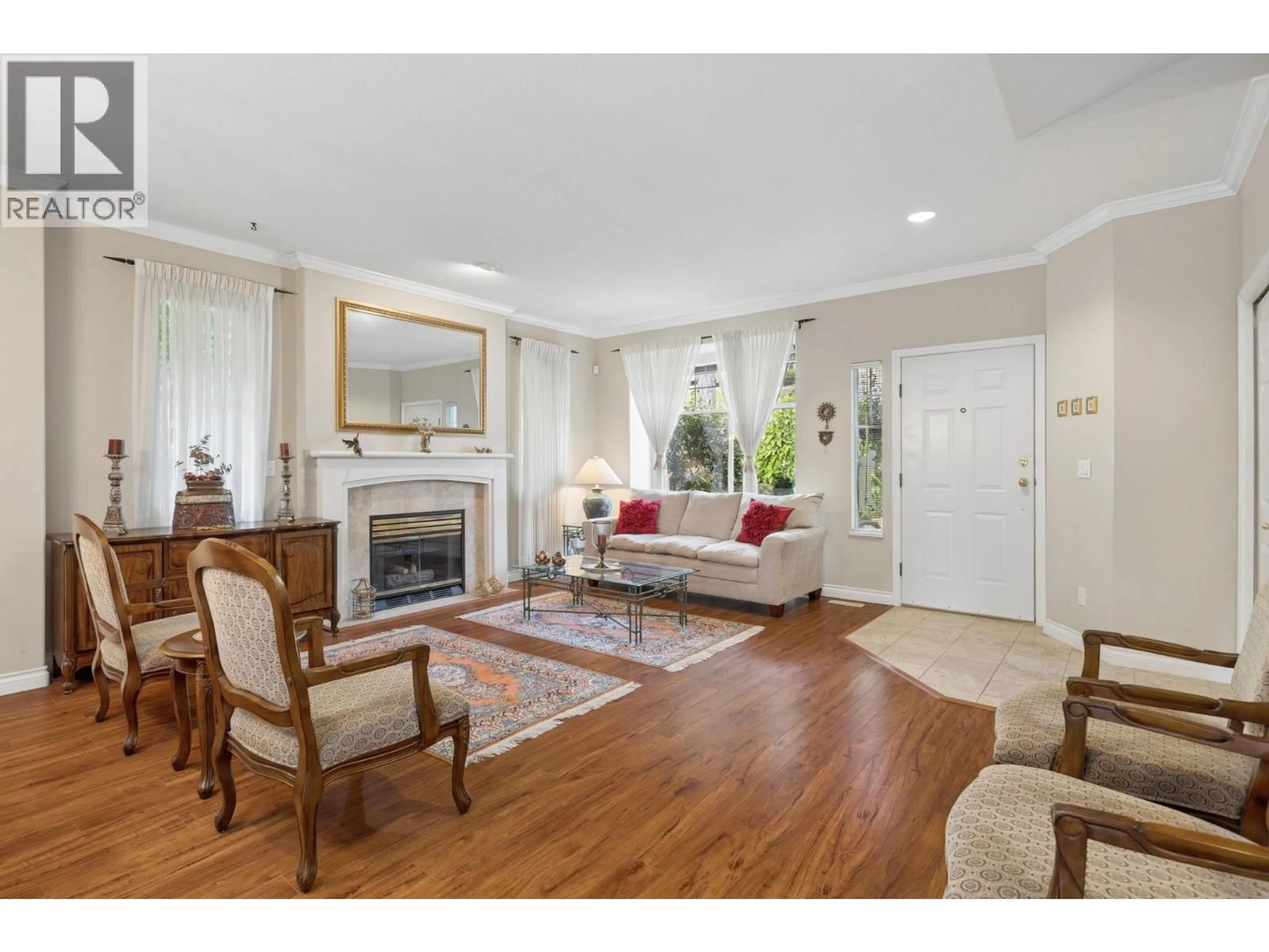 Living room with furniture, wood/laminate floor for 48 - 2979 PANORAMA DRIVE, Coquitlam British Columbia V3E2W8