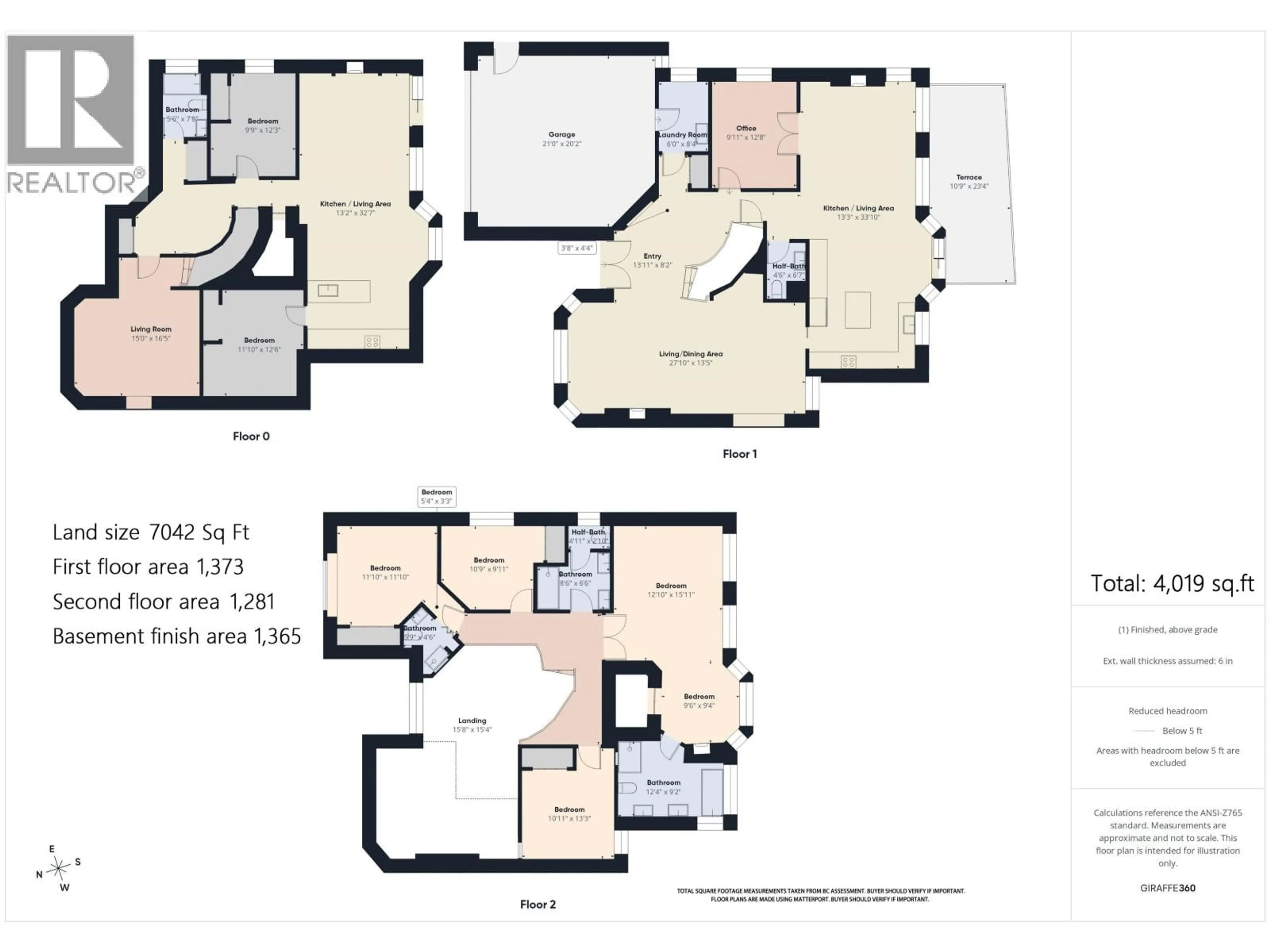 Floor plan for 1536 SALAL CRESCENT, Coquitlam British Columbia V3E2V6