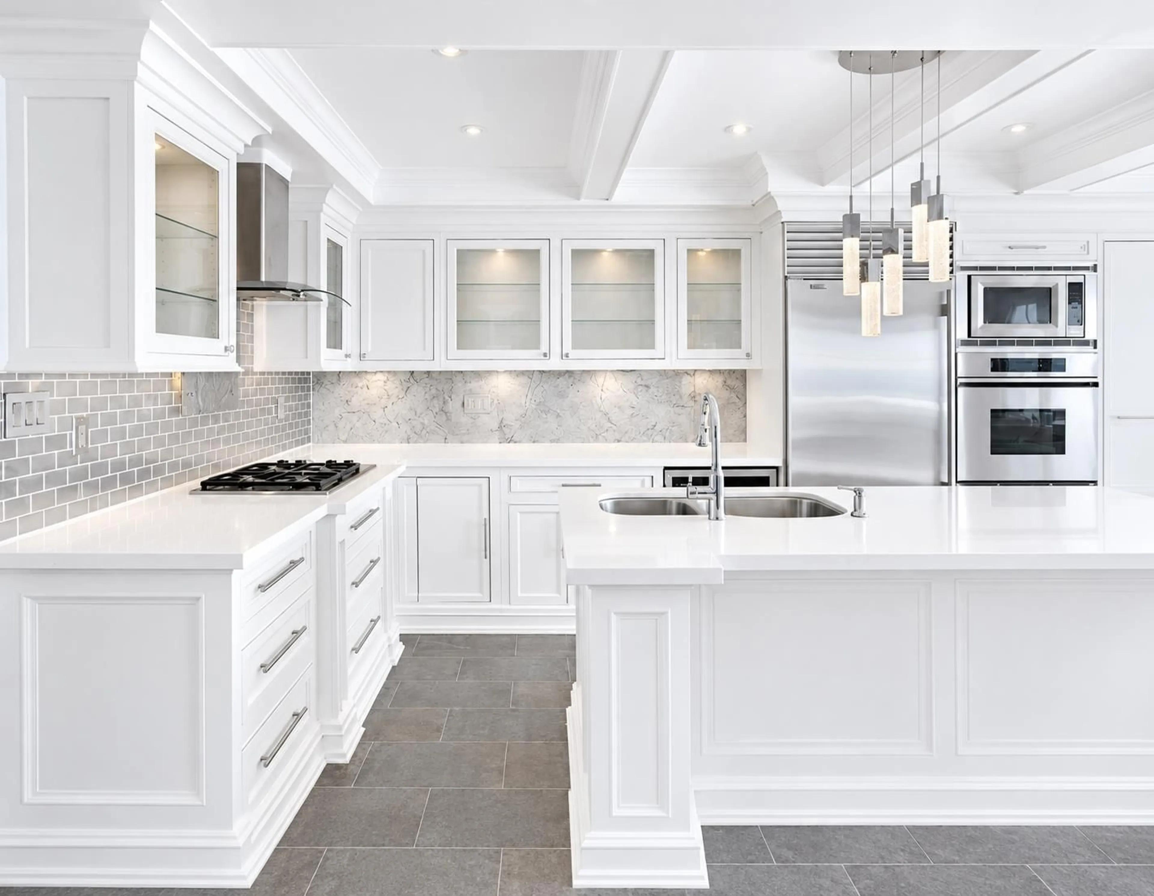 Contemporary kitchen, ceramic/tile floor for 919 CYPRESS STREET, White Rock British Columbia V4B5A5