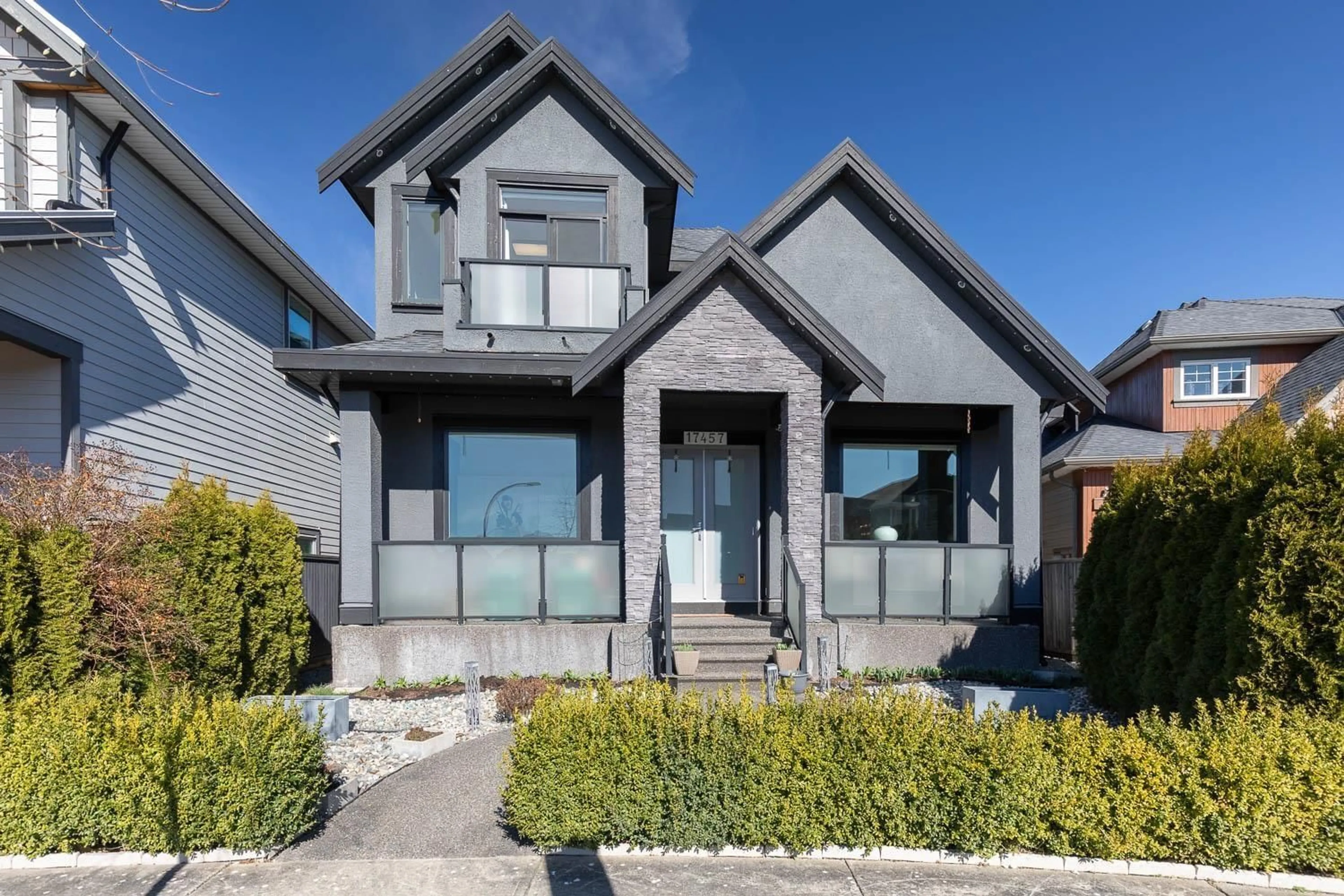Home with brick exterior material, street for 17457 2B AVENUE, Surrey British Columbia V3Z6R9