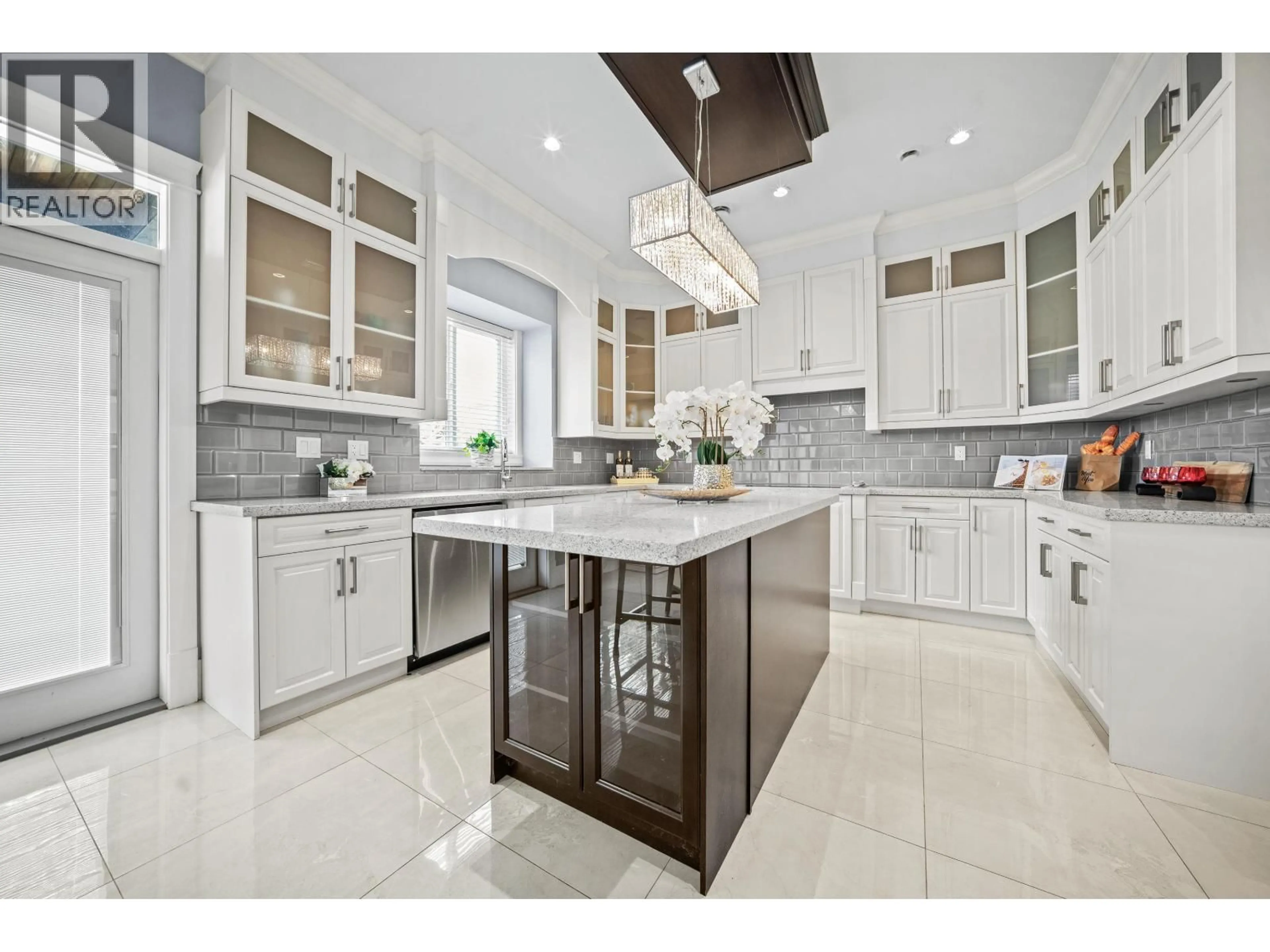 Contemporary kitchen, ceramic/tile floor for 5957 MCKEE STREET, Burnaby British Columbia V5J2V6