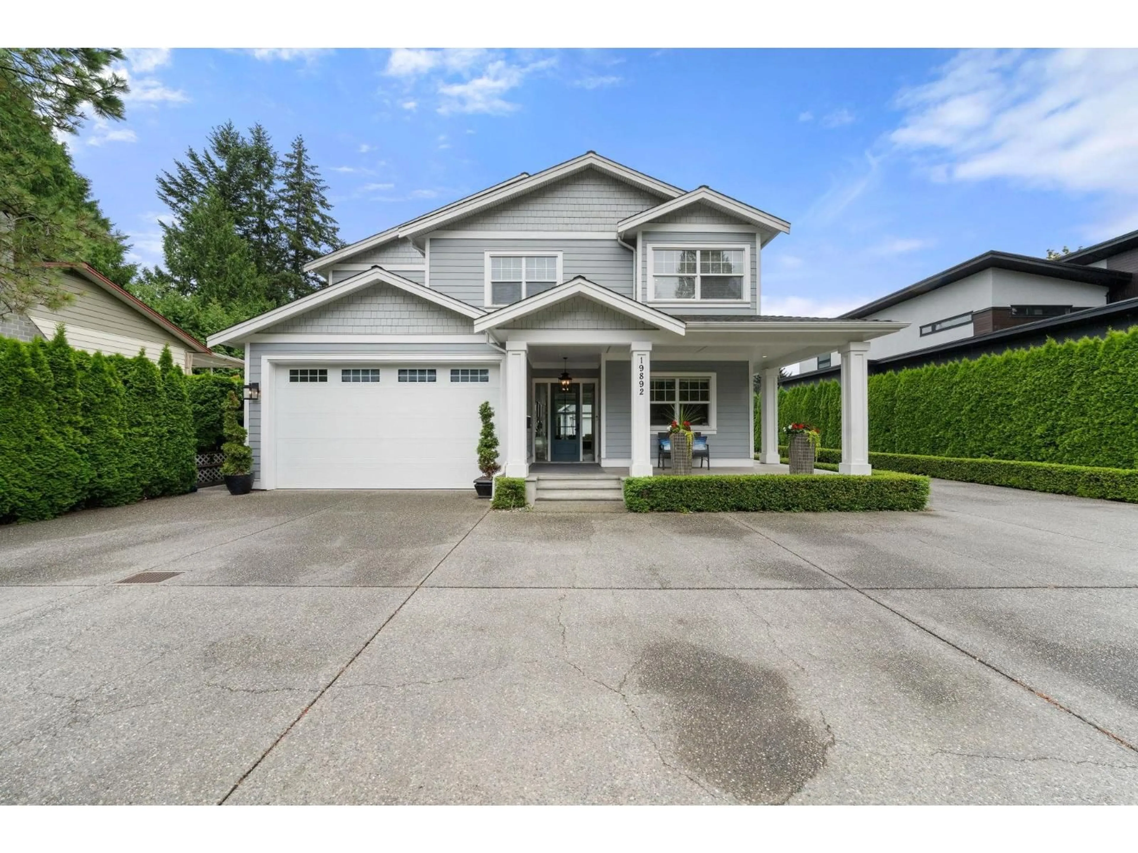Home with vinyl exterior material, street for 19892 44 AVENUE, Langley British Columbia V3A3E2