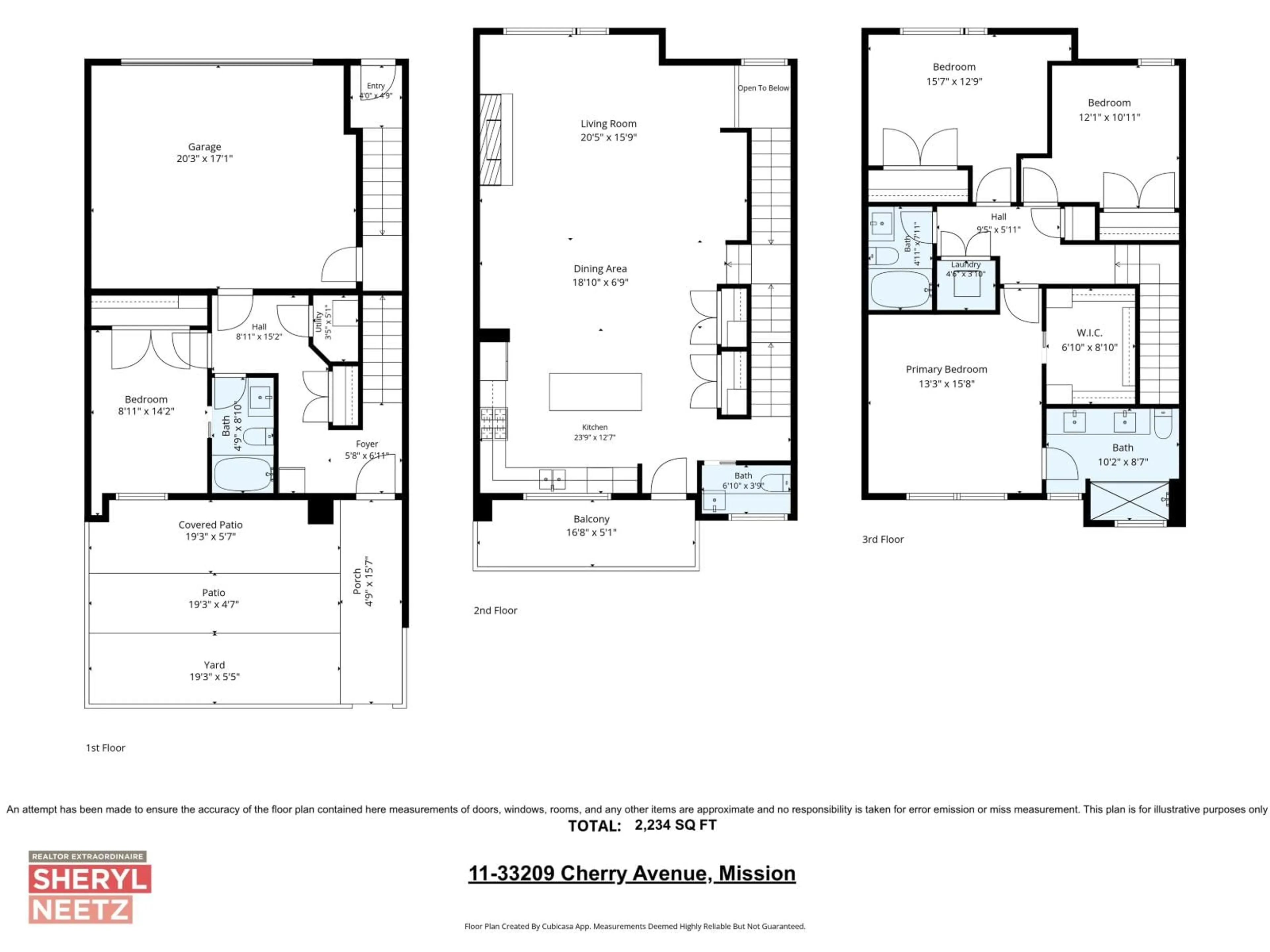 Floor plan for 11 - 33209 CHERRY AVENUE, Mission British Columbia V2V0G8