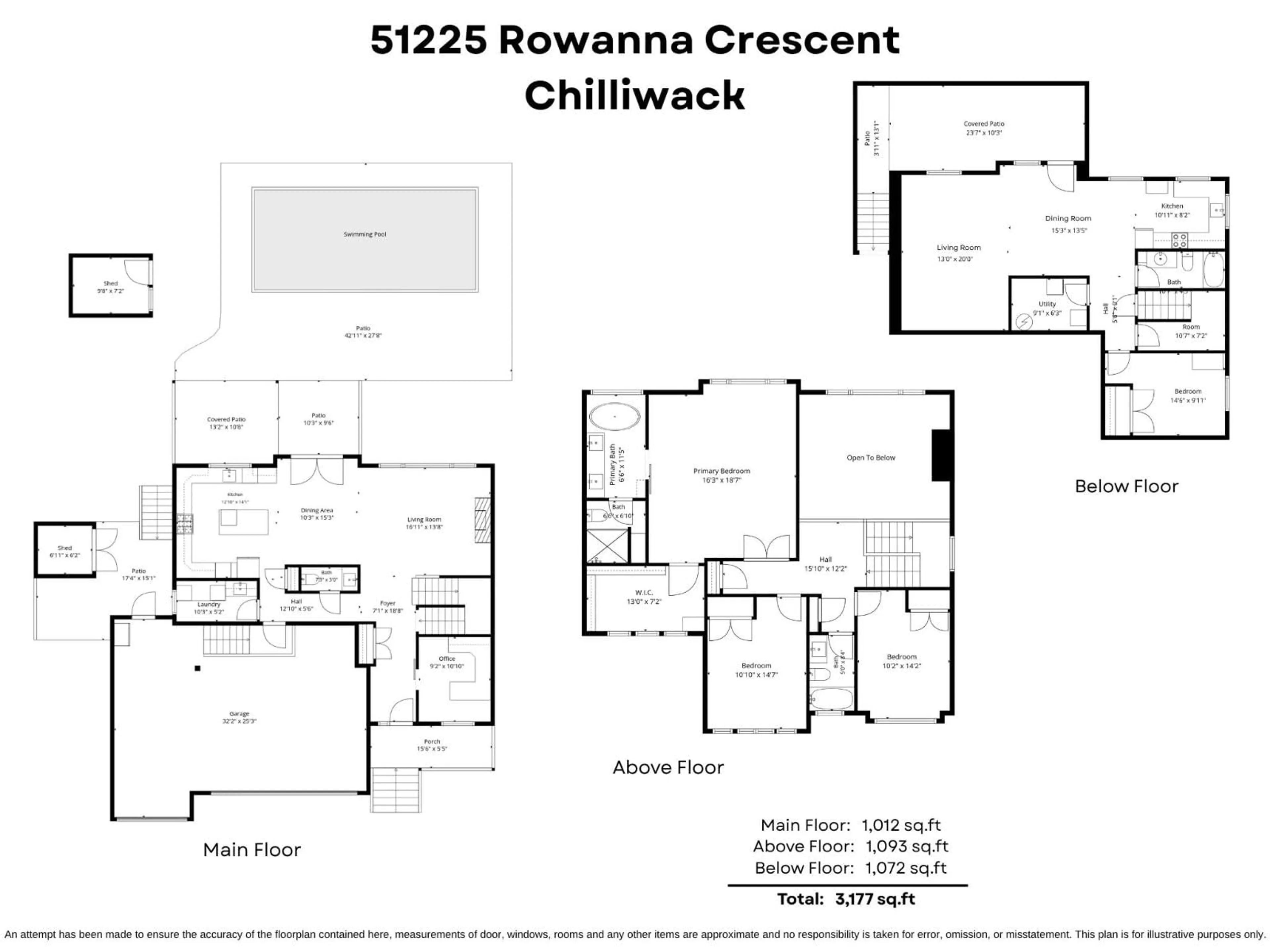 Floor plan for 51225 ROWANNA CRESCENT, Chilliwack British Columbia V4Z0C5
