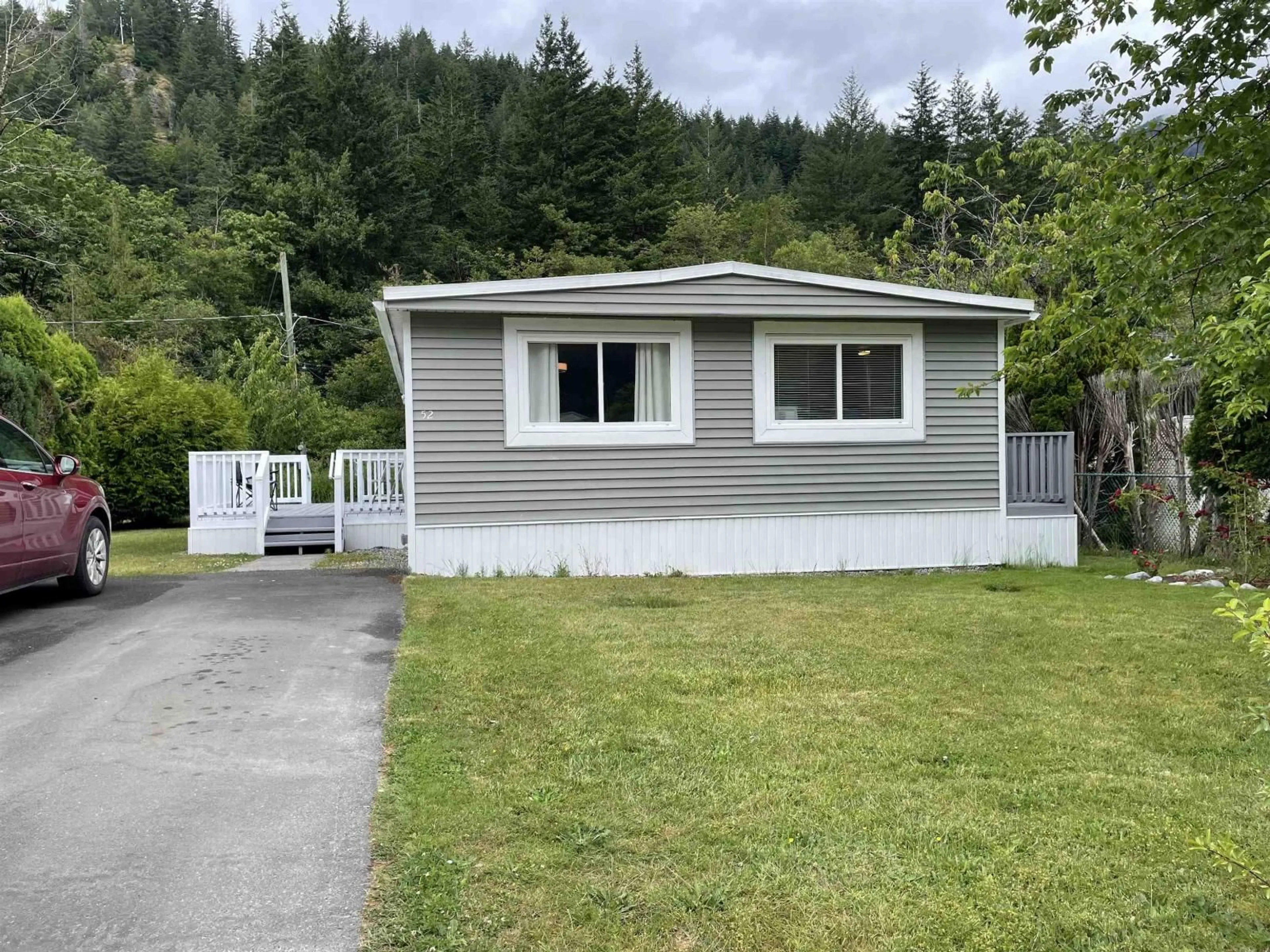 Home with vinyl exterior material, street for 52 - 65367 KAWKAWA LAKE ROAD, Hope British Columbia V0X1L1