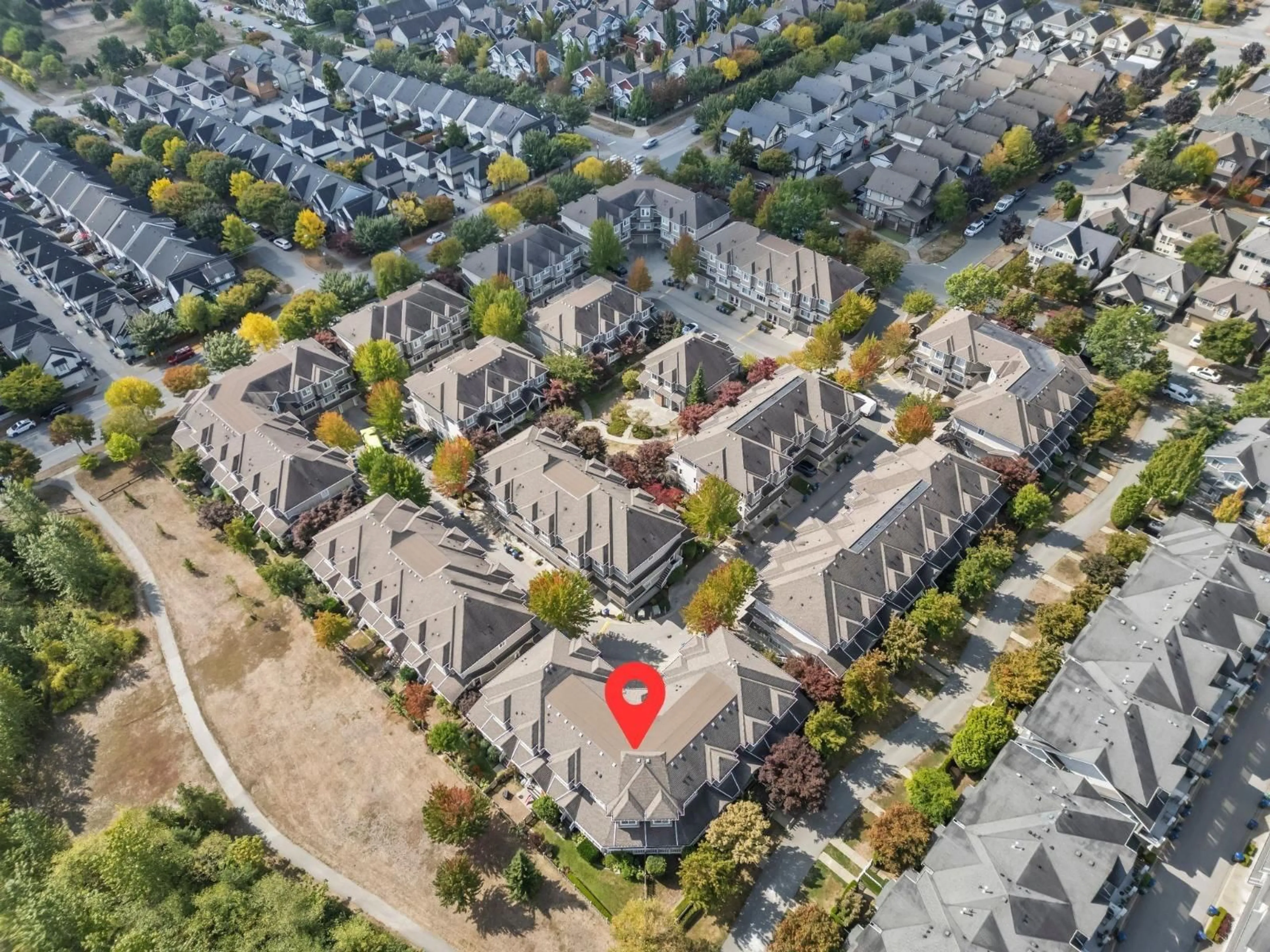 A pic from outside/outdoor area/front of a property/back of a property/a pic from drone, street for 24 - 6852 193 STREET, Surrey British Columbia V4N0C8