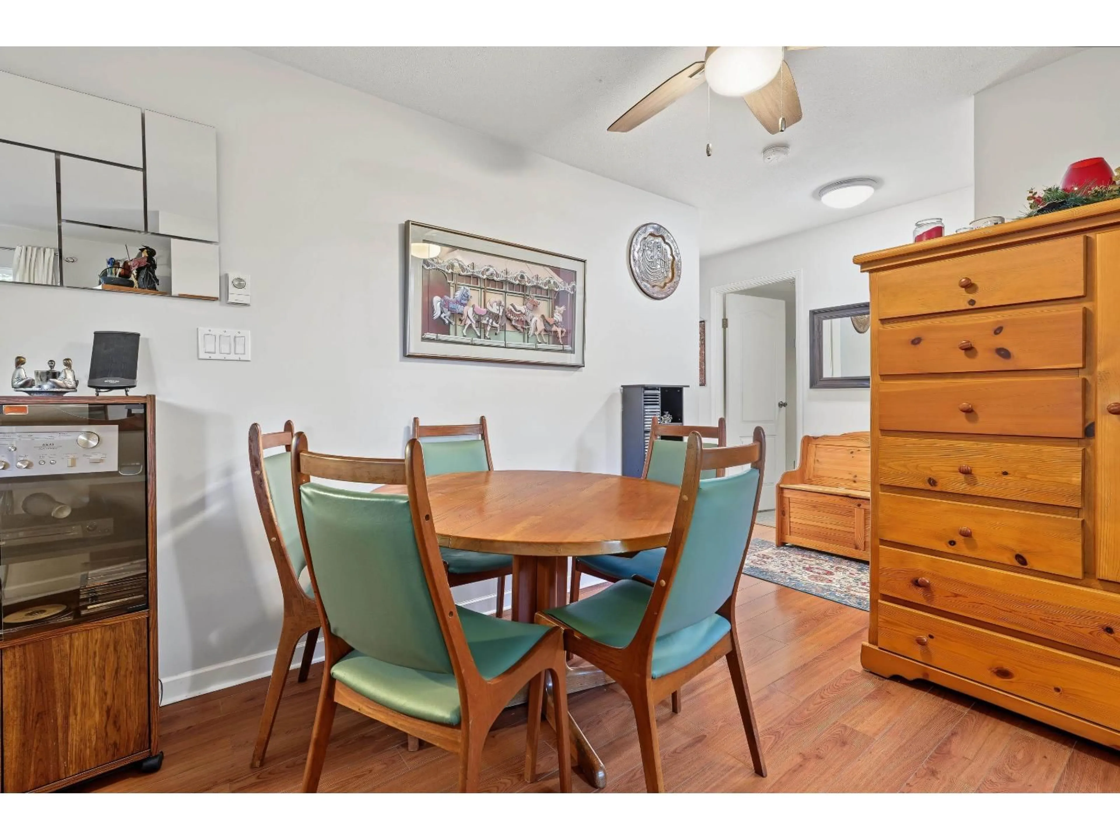 Dining room, wood/laminate floor for 109 - 1588 BEST STREET, White Rock British Columbia V4B4G1