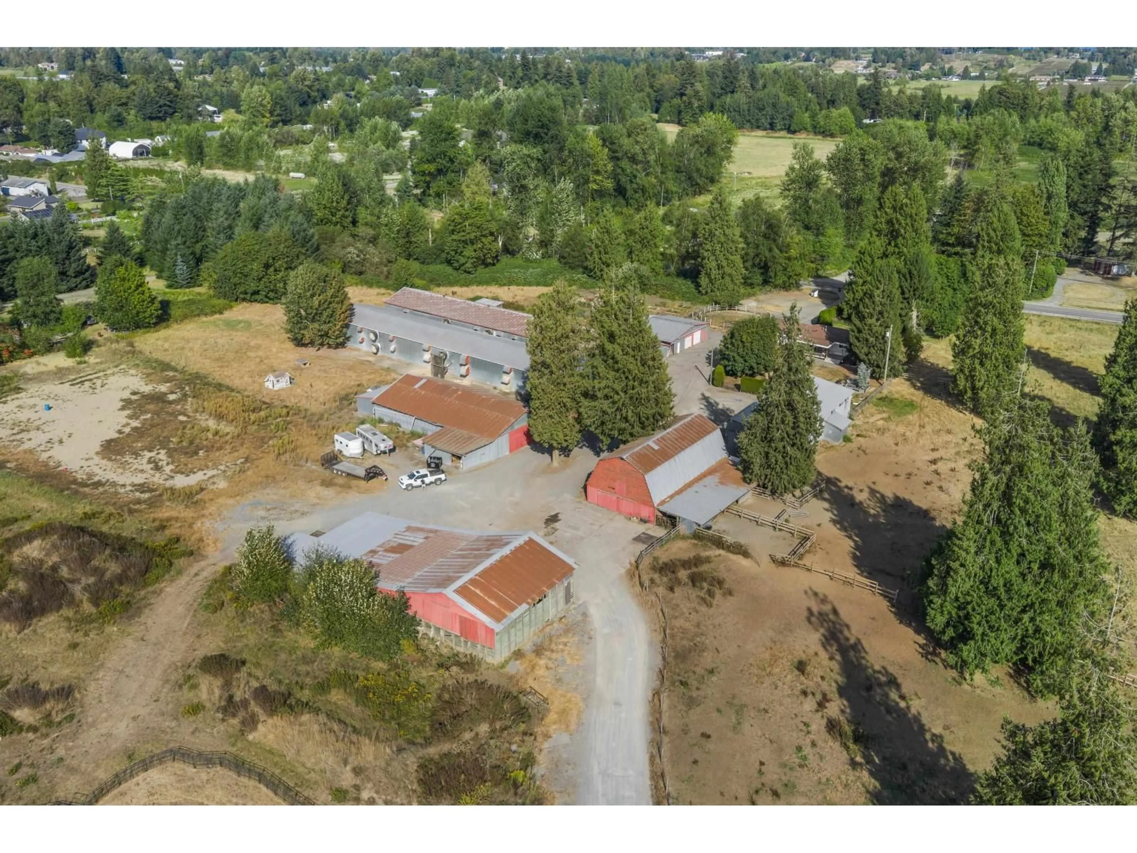 A pic from outside/outdoor area/front of a property/back of a property/a pic from drone, unknown for 2481 LEFEUVRE ROAD, Abbotsford British Columbia V4X1E3