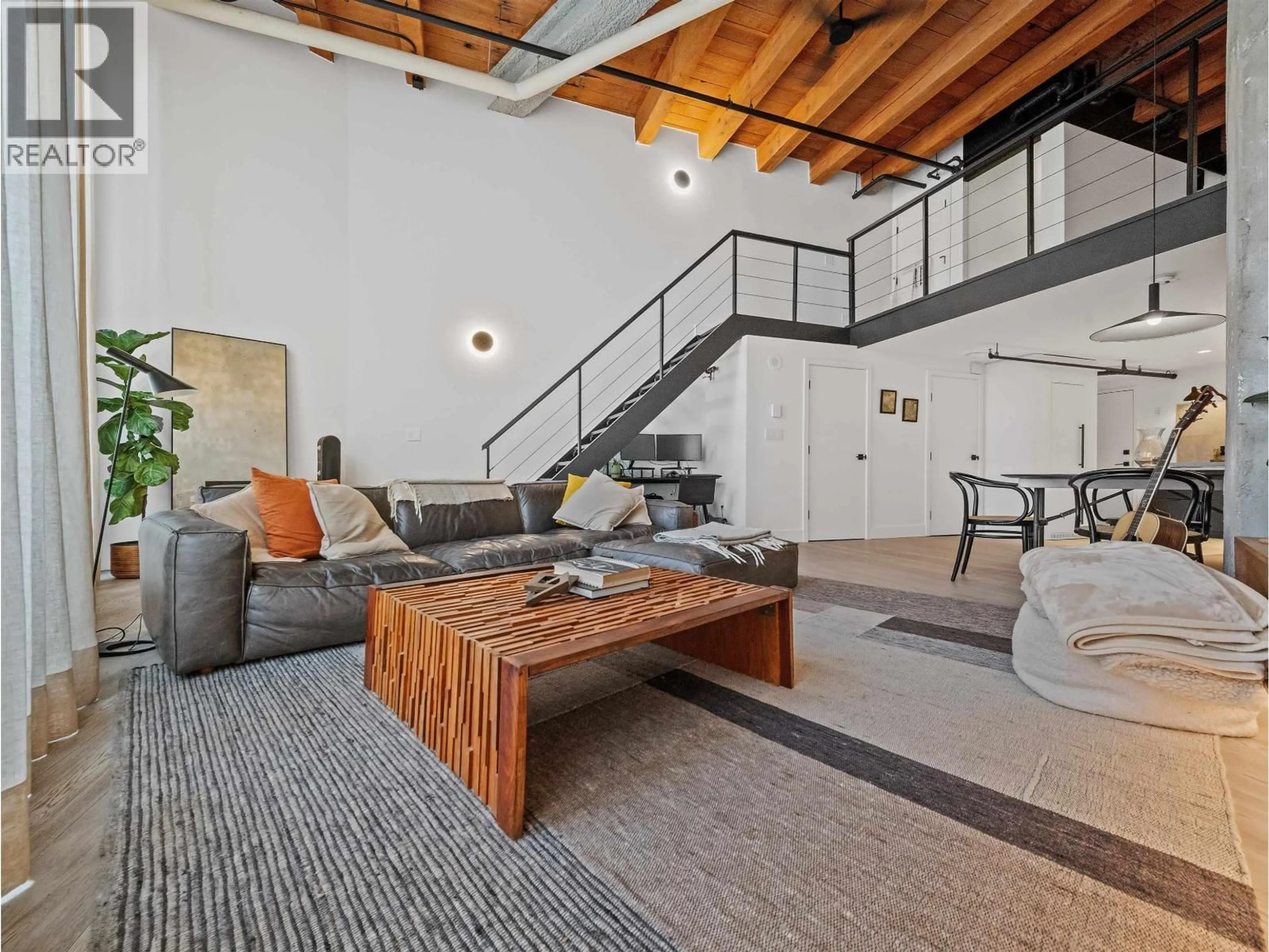 Living room with furniture, cement floor for 47 CORDOVA STREET, Vancouver British Columbia V6A1K3