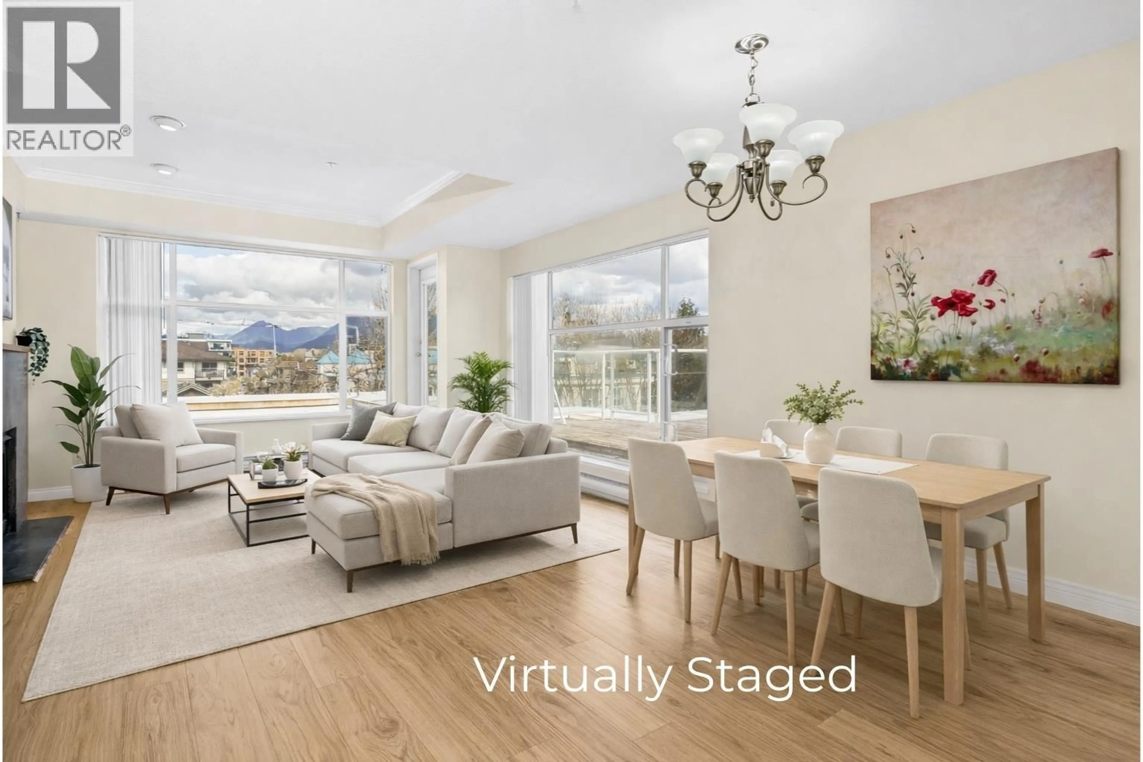 Living room with furniture, unknown for 404 - 2340 HAWTHORNE AVENUE, Port Coquitlam British Columbia V3C1W9