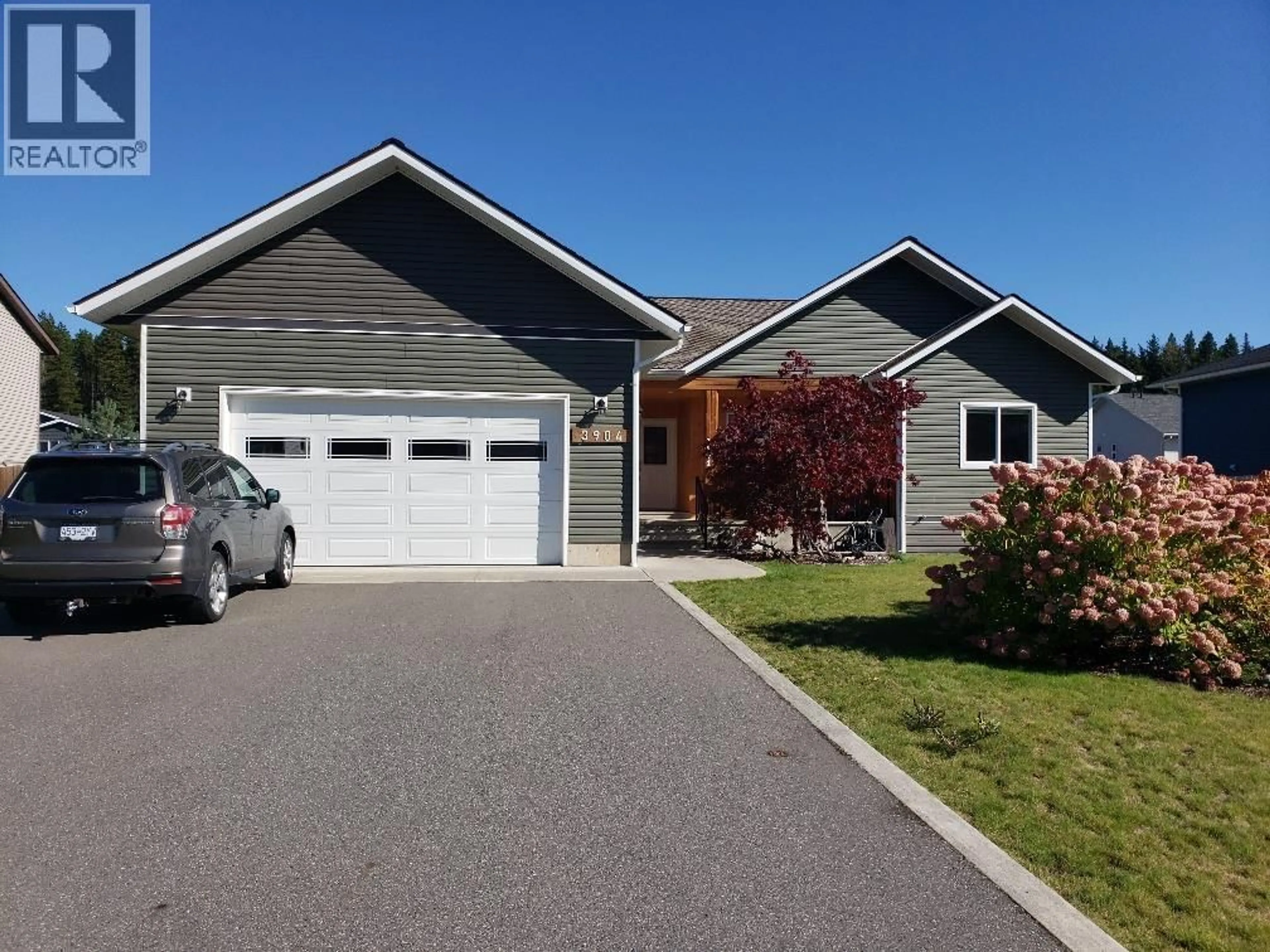 Home with vinyl exterior material, street for 3904 CORY DRIVE, Terrace British Columbia V8G0J4