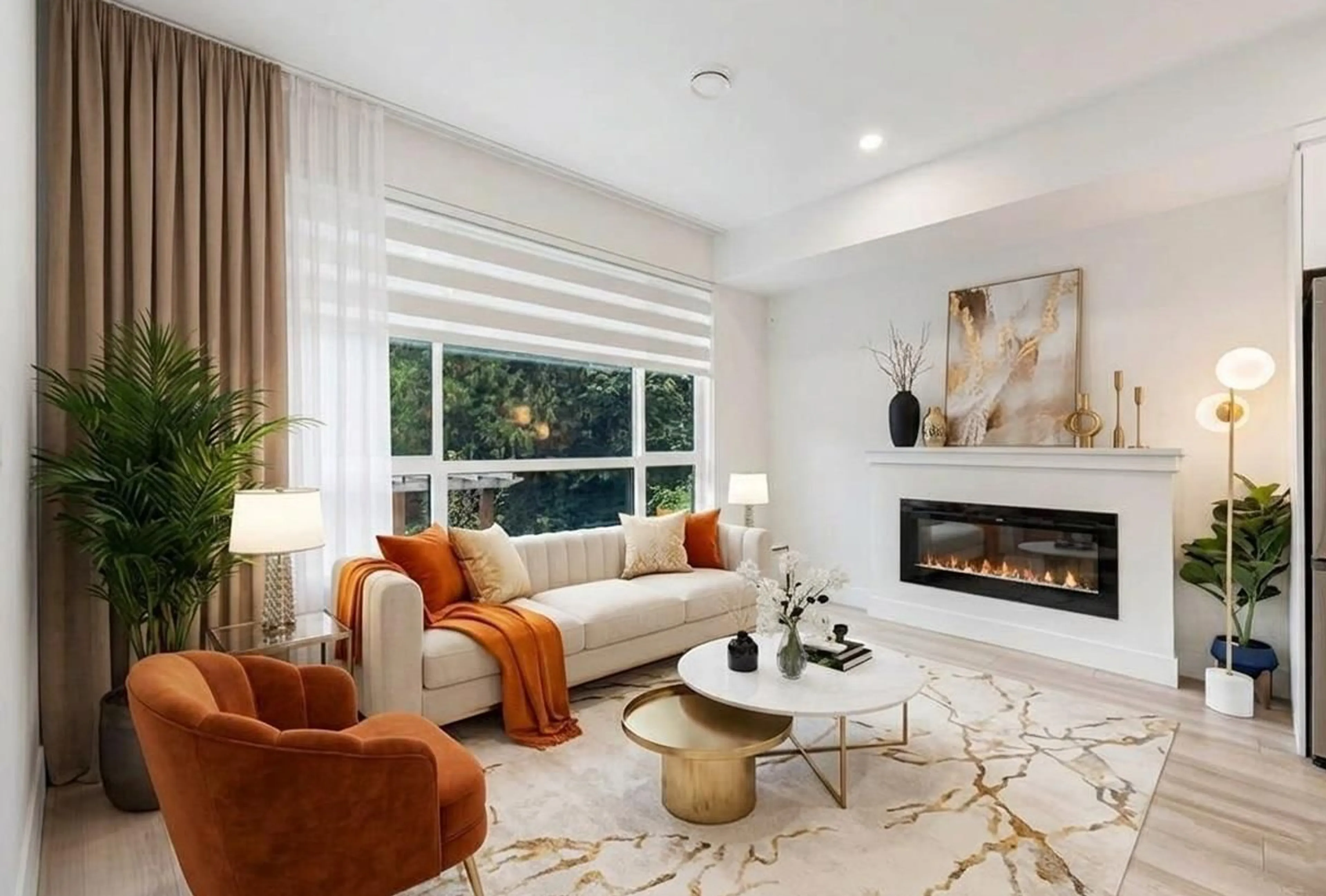 Living room with furniture, unknown for 12 - 20559 86 AVENUE, Langley British Columbia V2Y2B6