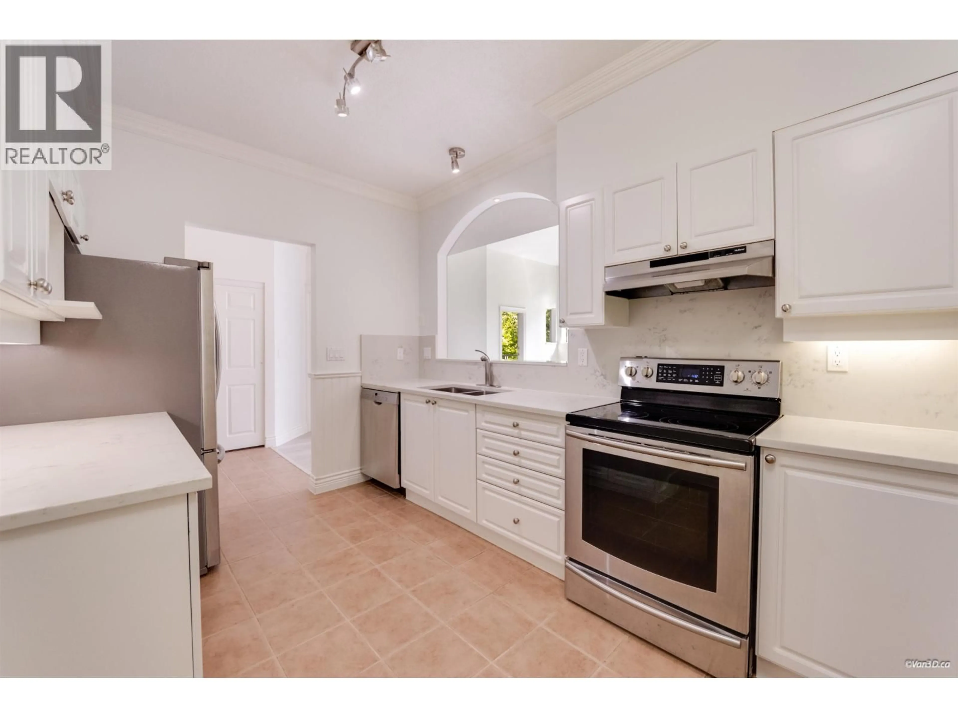 Standard kitchen, ceramic/tile floor for 405 - 3625 WINDCREST DRIVE, North Vancouver British Columbia V7G2S6