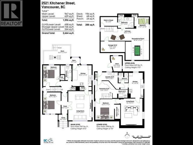 2521 KITCHENER STREET, Vancouver 4