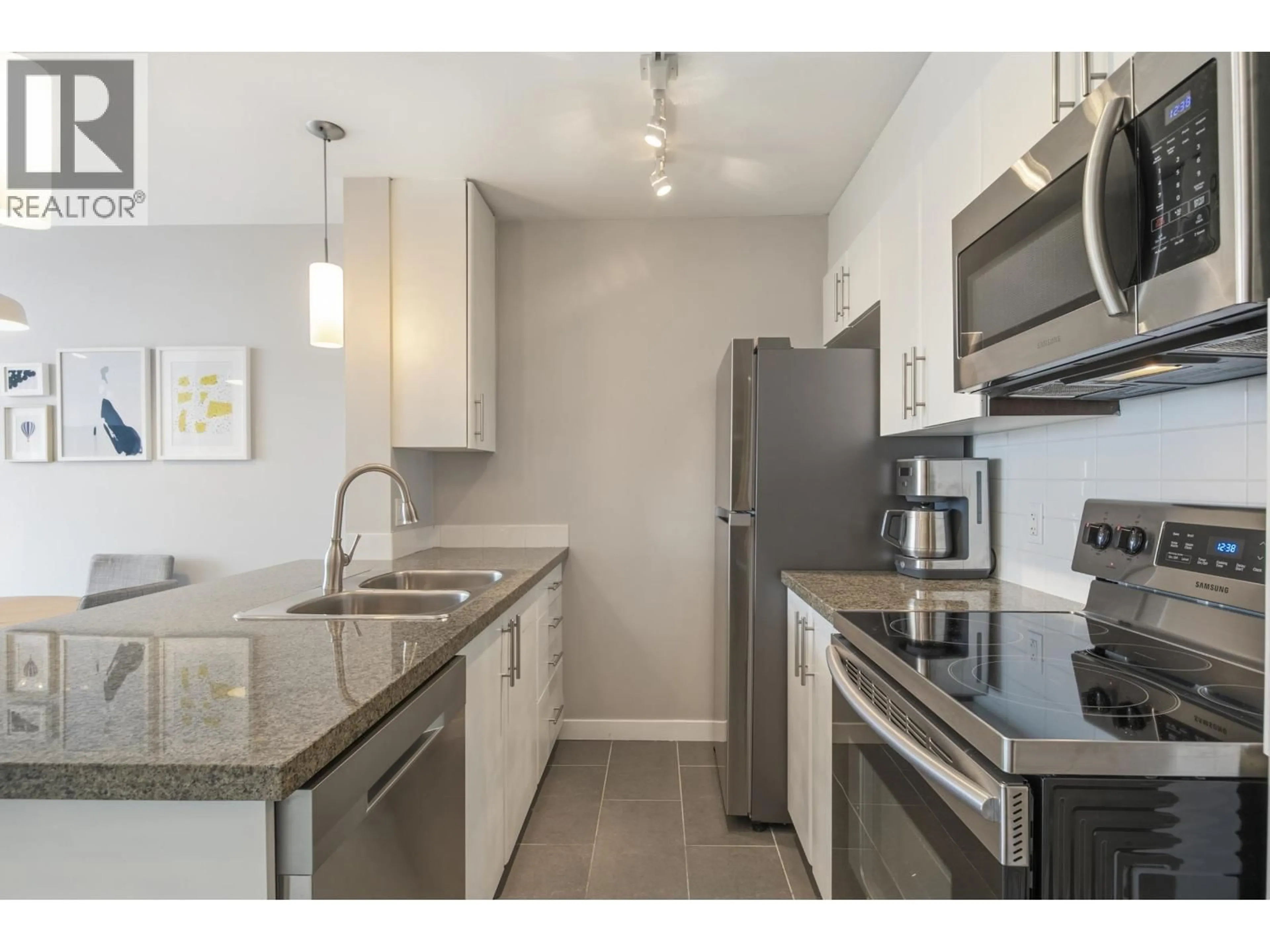 Standard kitchen, ceramic/tile floor for 903 - 688 ABBOTT STREET, Vancouver British Columbia V6B0B9