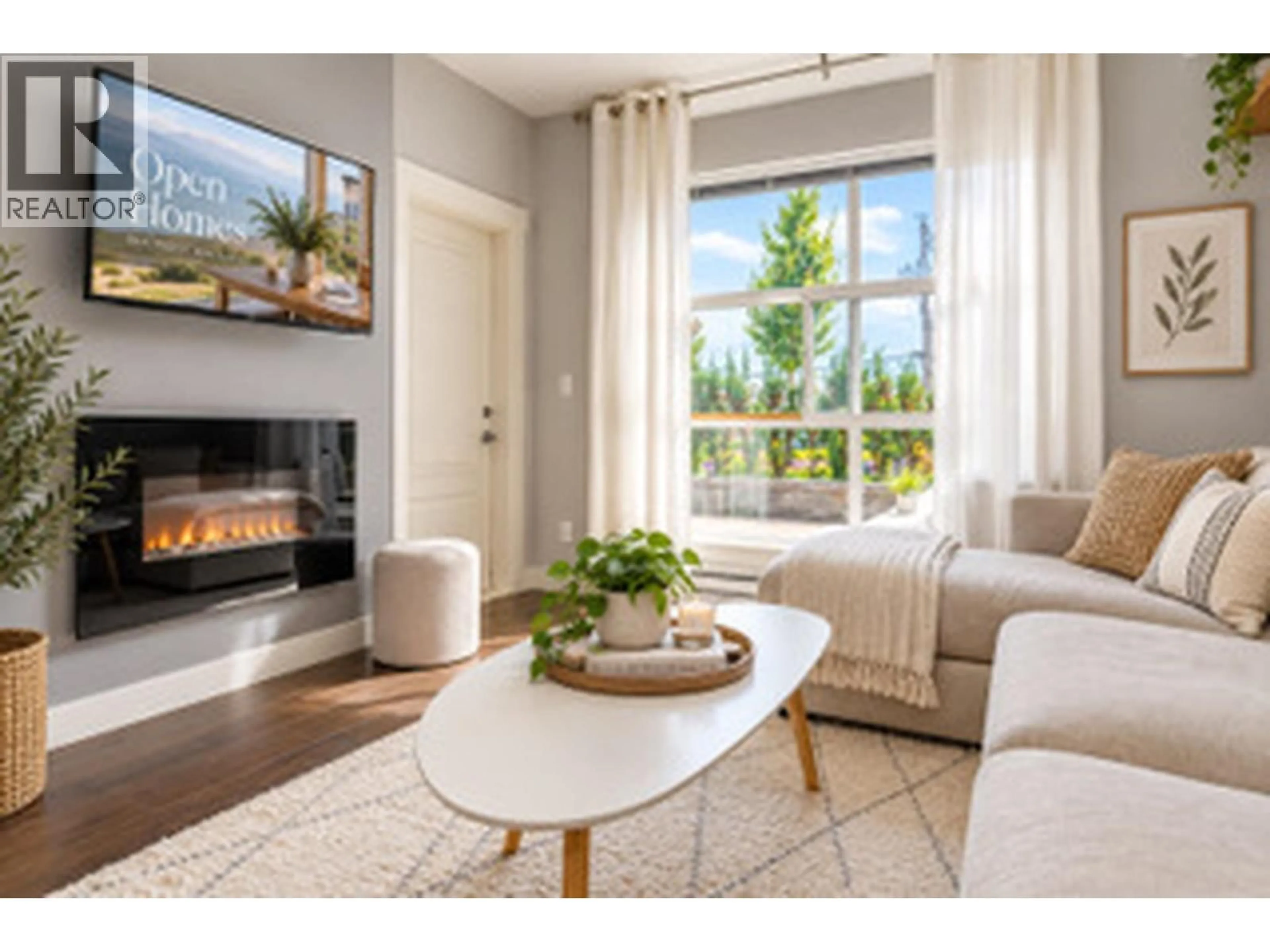 Living room with furniture, wood/laminate floor for 105 - 827 RODERICK AVENUE, Coquitlam British Columbia V3K0E3