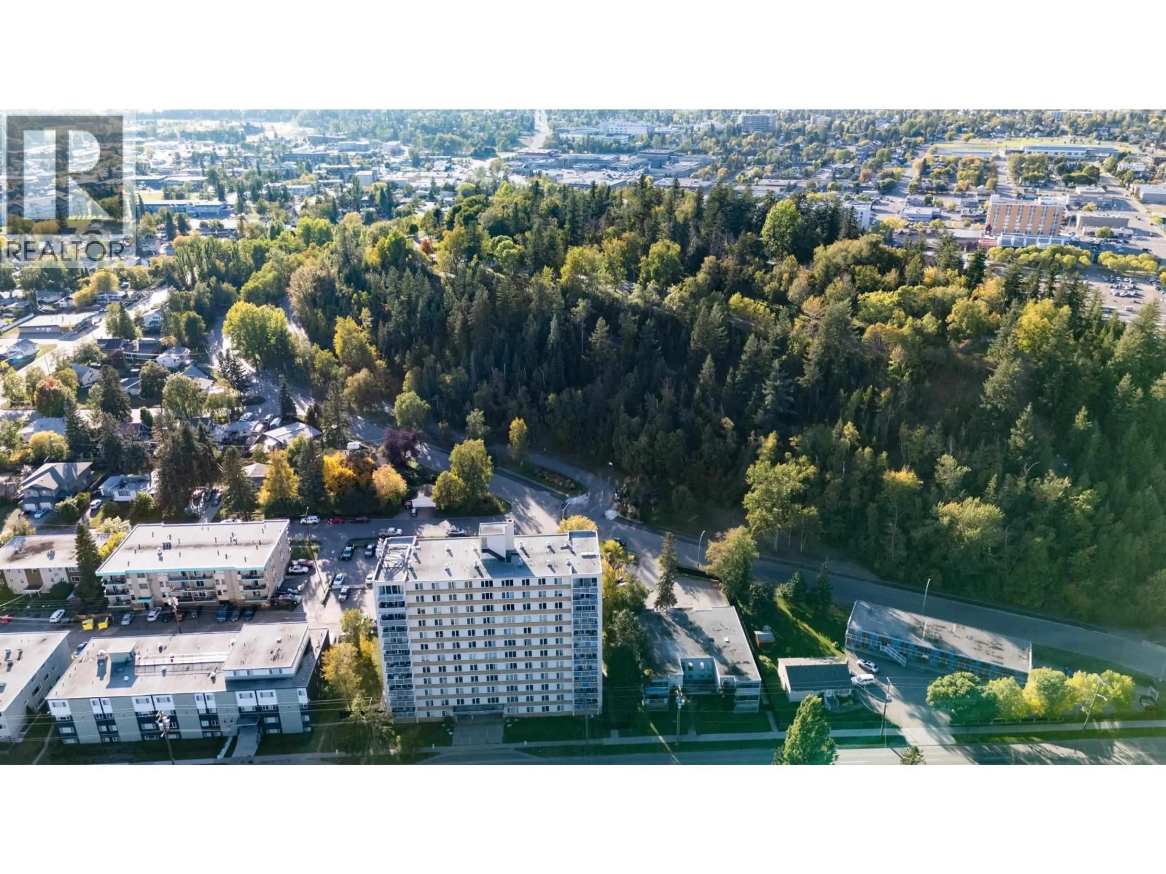 A pic from outside/outdoor area/front of a property/back of a property/a pic from drone, unknown for 704 - 1501 QUEENSWAY, Prince George British Columbia V2L1L5