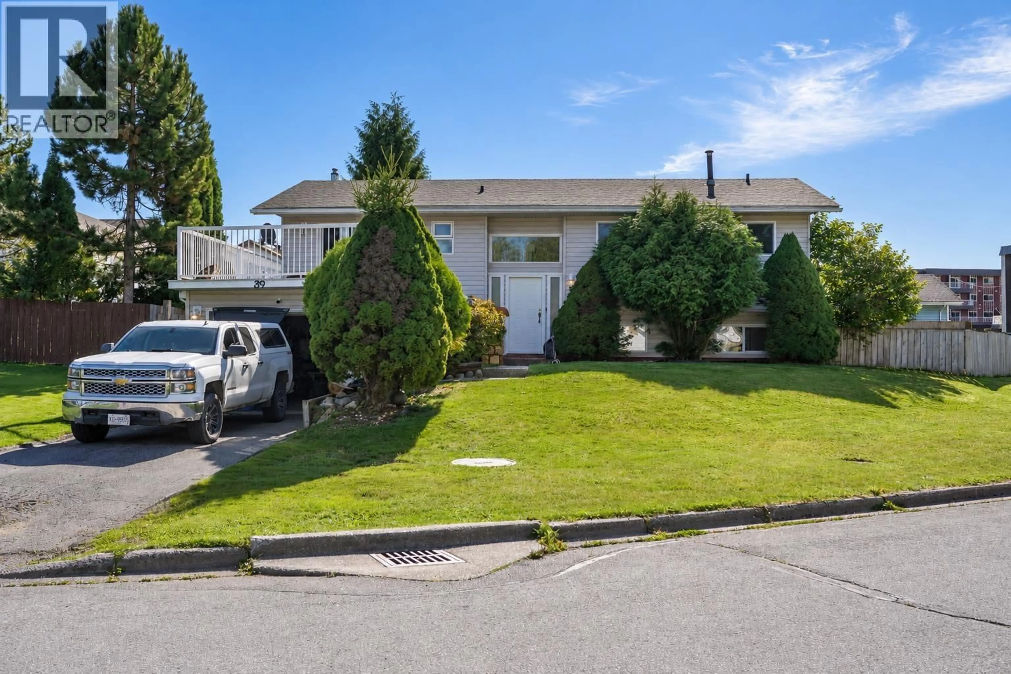 Home with vinyl exterior material, street for 39 BANYAY STREET, Kitimat British Columbia V8C2P5