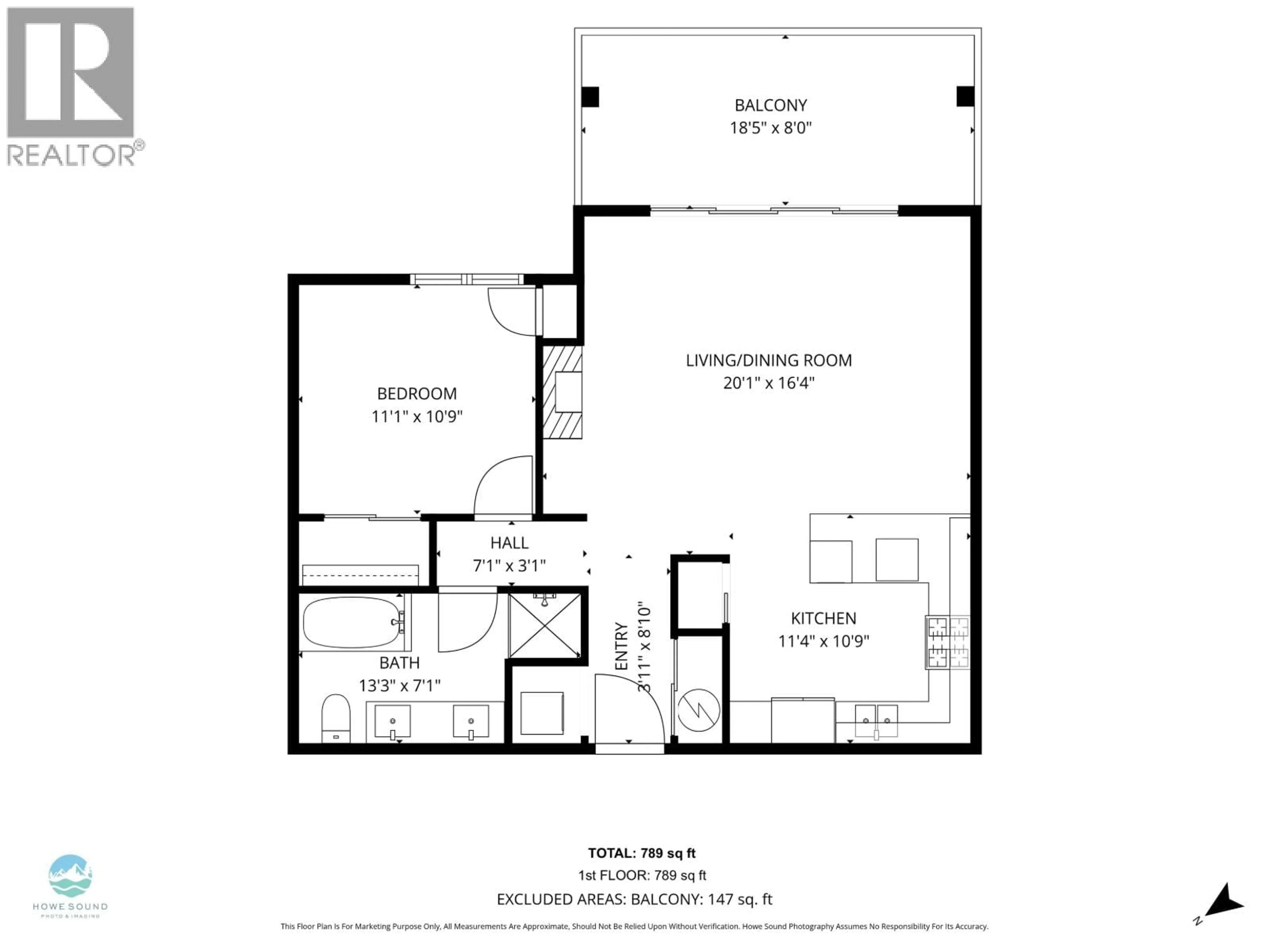 Floor plan for 206 - 41328 SKYRIDGE PLACE, Squamish British Columbia V8B1A4