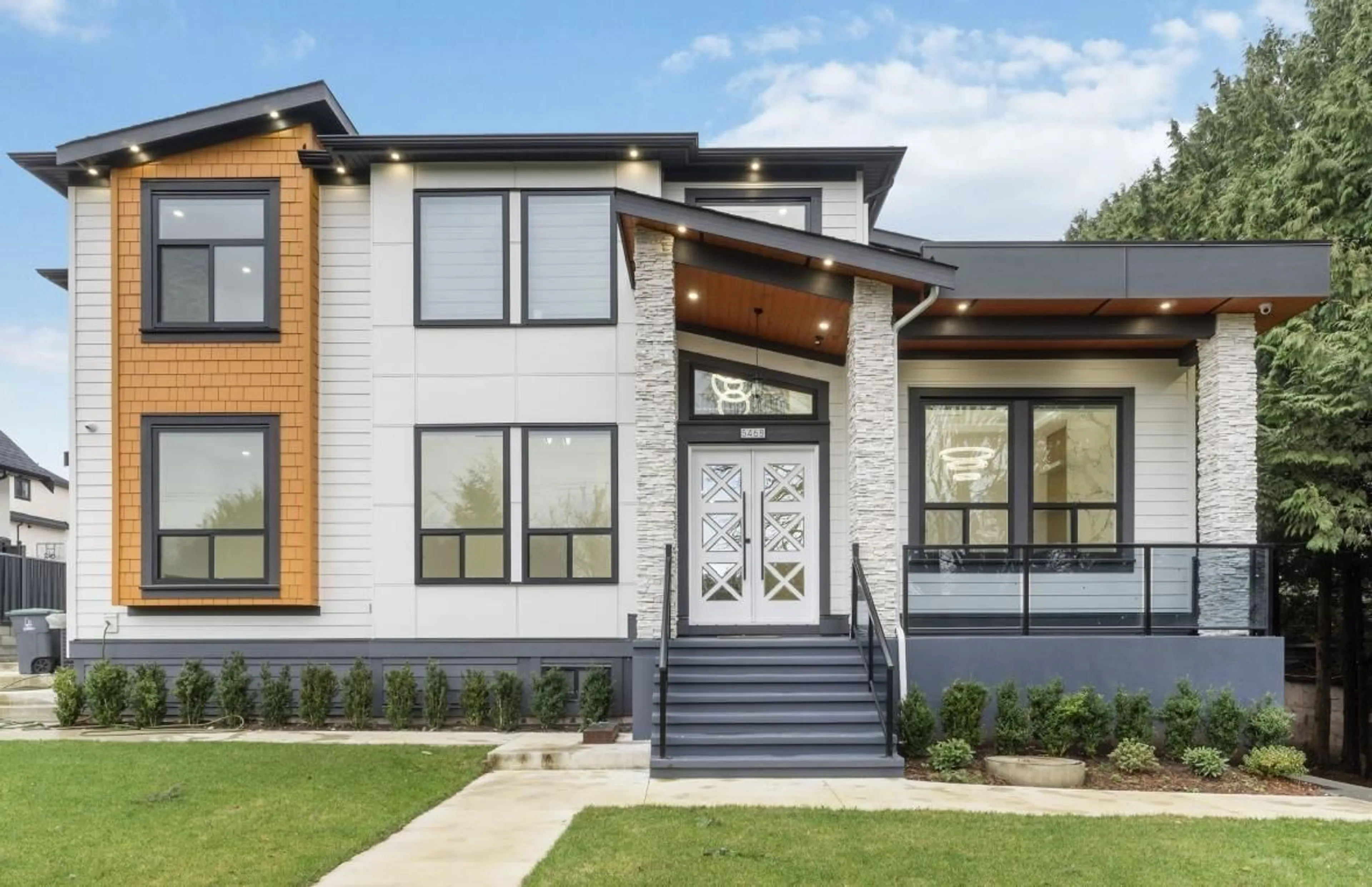 Home with brick exterior material, street for 5468 184 STREET, Surrey British Columbia V3S1E1