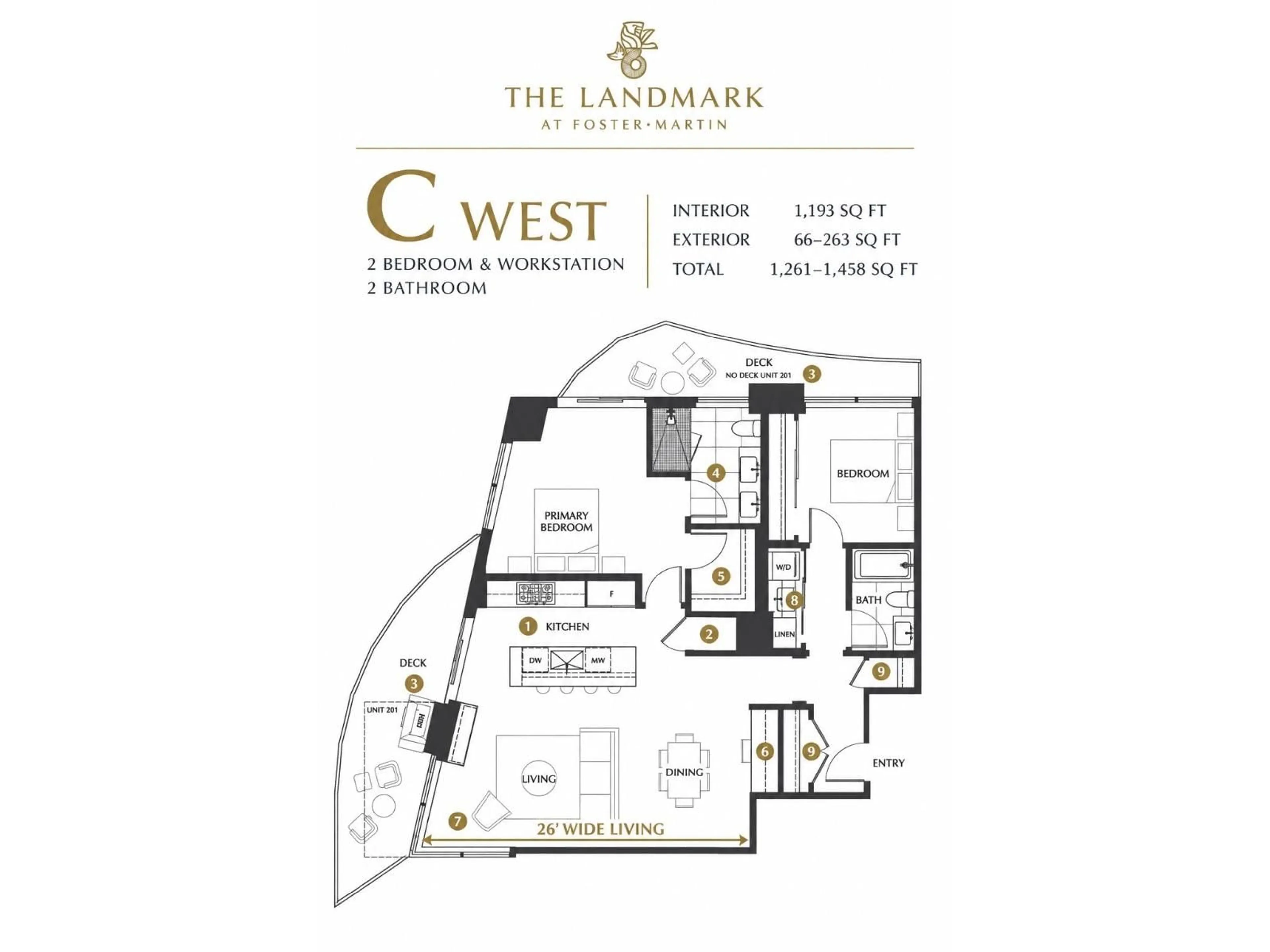 Floor plan for 201 - 1475 FOSTER STREET, Surrey British Columbia V4B0C9
