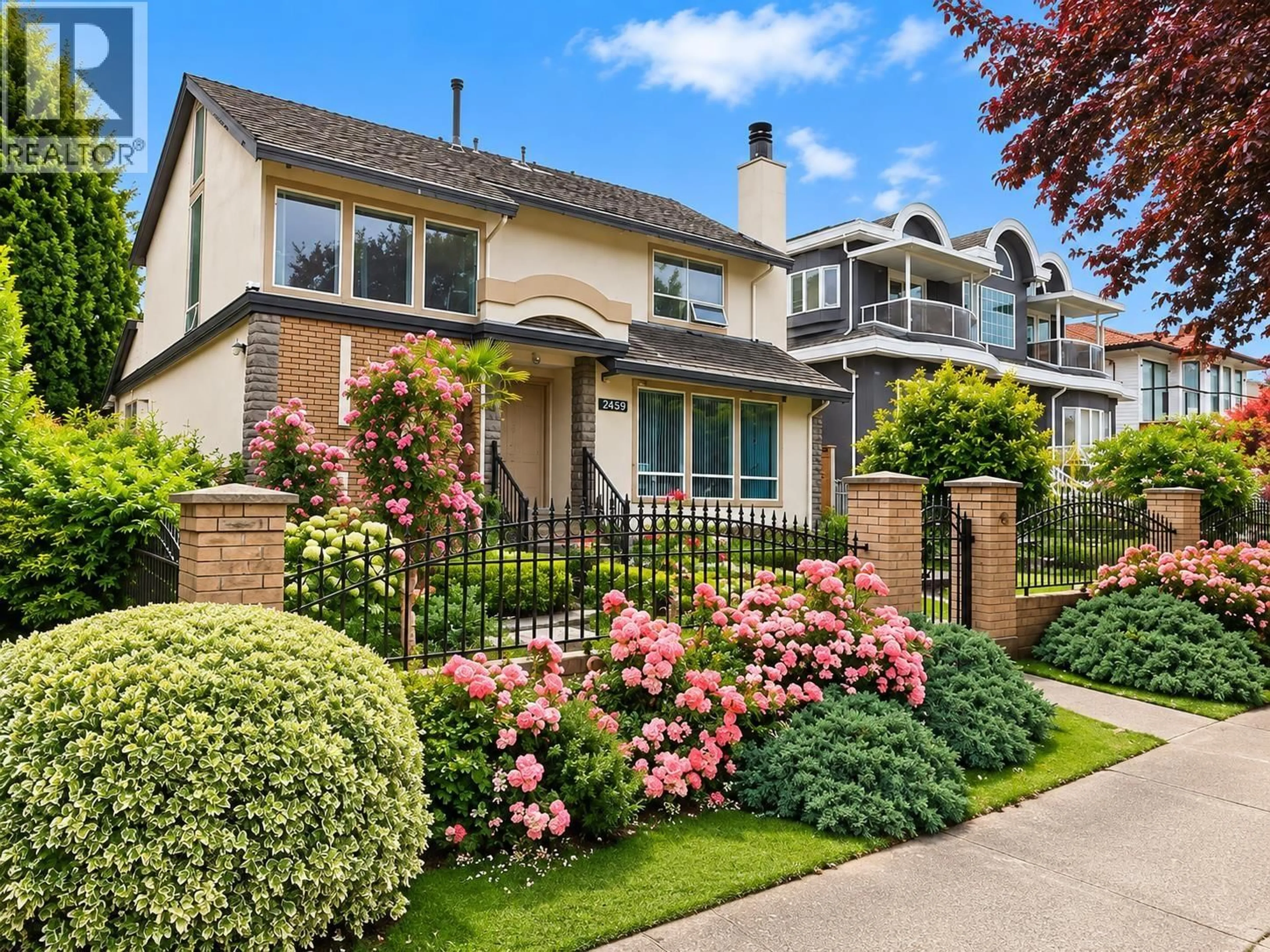 Home with brick exterior material, street for 7495 CULLODEN STREET, Vancouver British Columbia V5X4K3