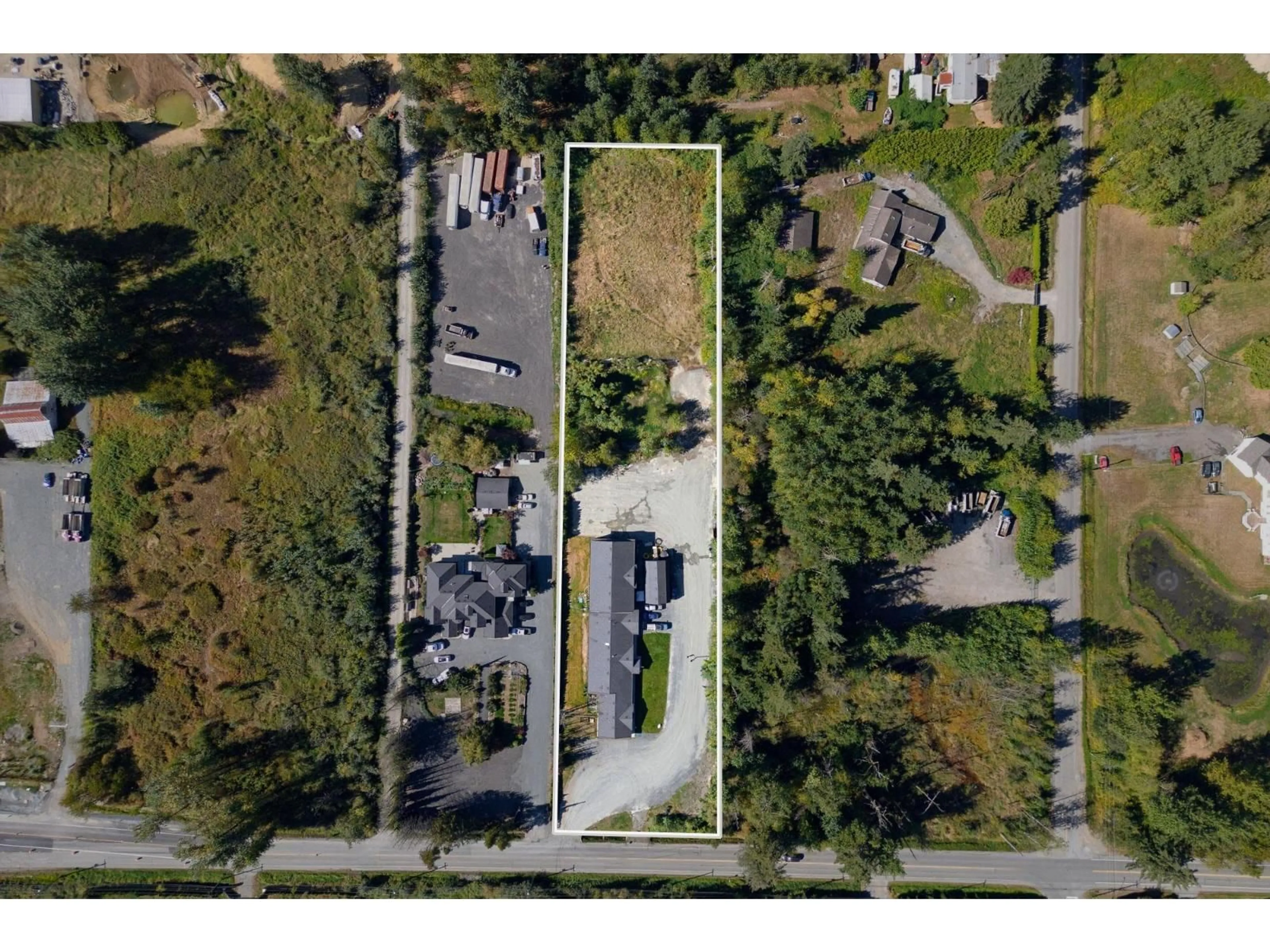 A pic from outside/outdoor area/front of a property/back of a property/a pic from drone, street for 5737 264TH ST STREET, Langley British Columbia V4W1K7