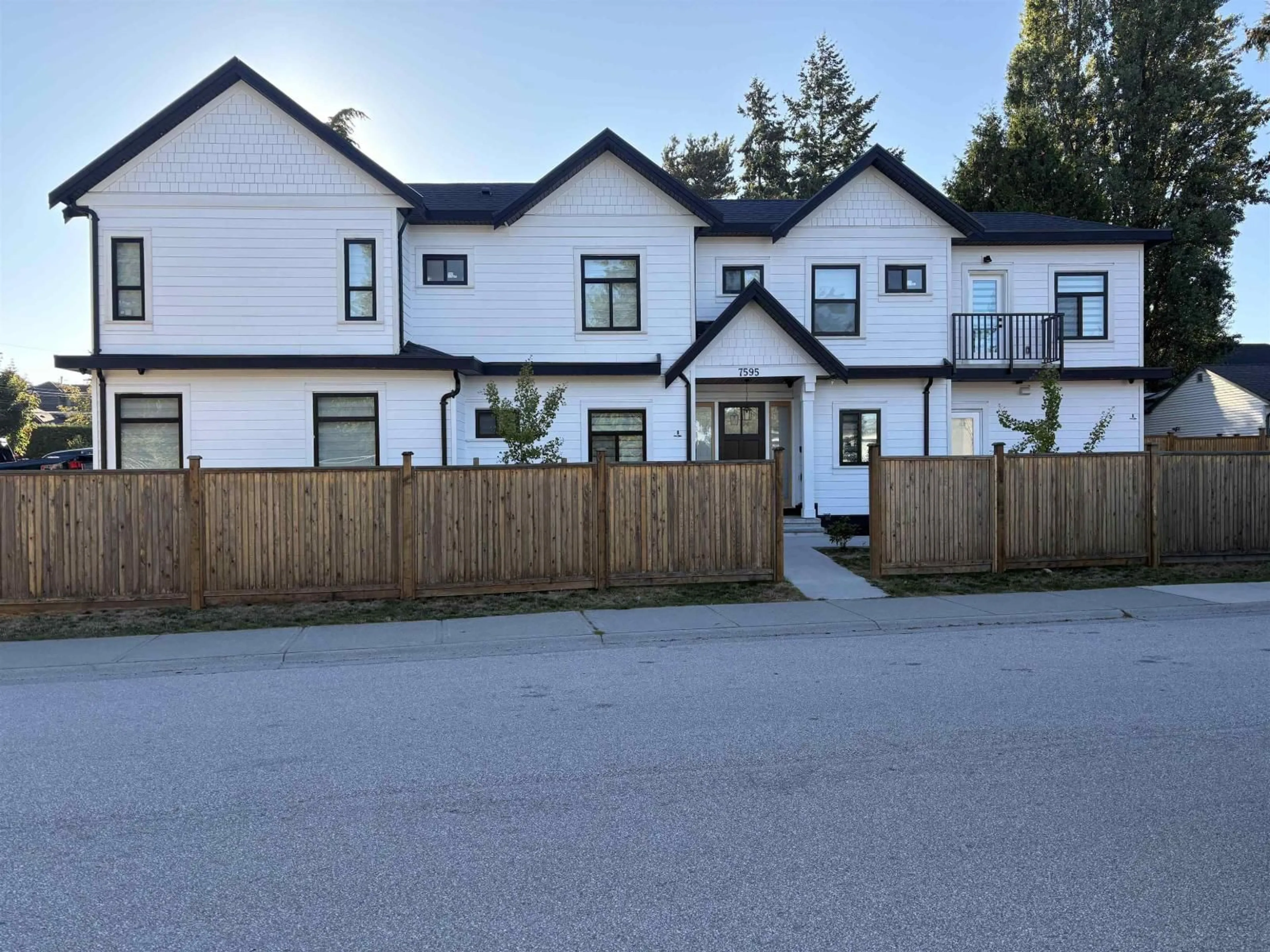 A pic from outside/outdoor area/front of a property/back of a property/a pic from drone, street for 7595 119A STREET, Delta British Columbia V4C6N4