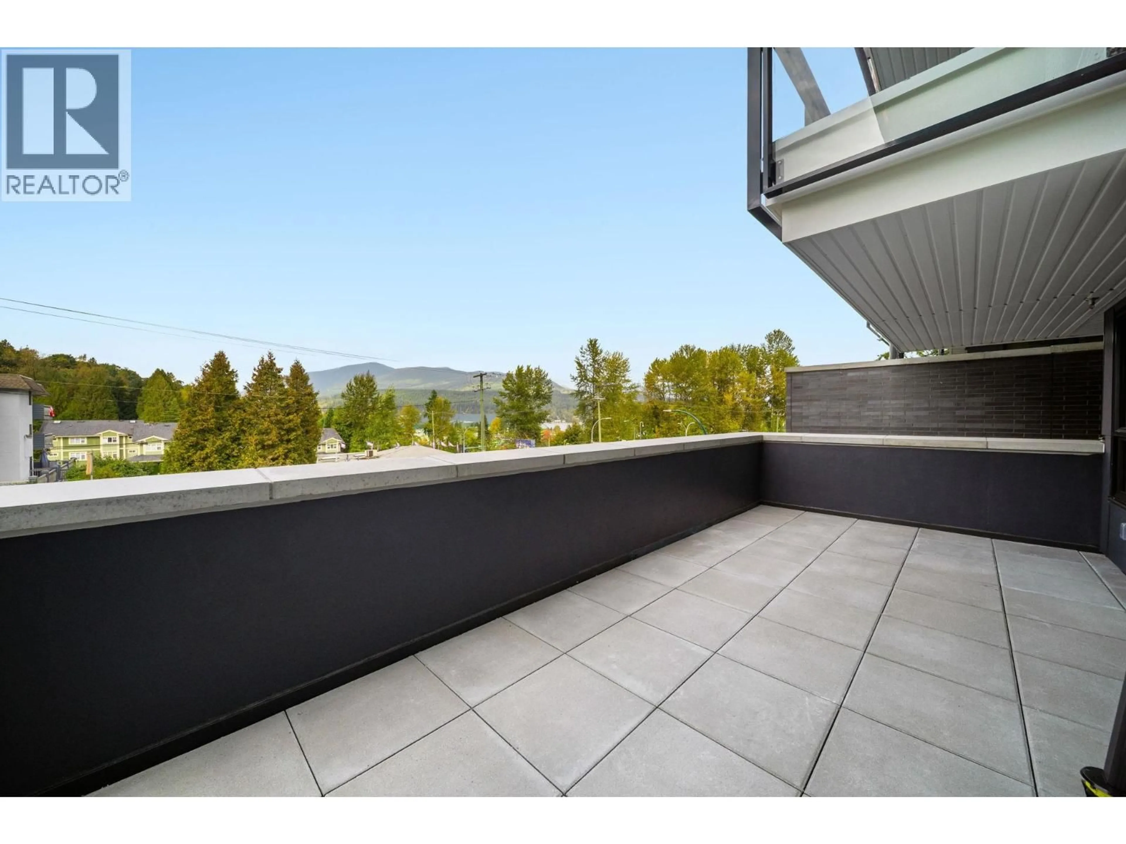 Balcony in the apartment, mountain view for 213 - 2015 ST. JOHNS STREET, Port Moody British Columbia V3H0N5