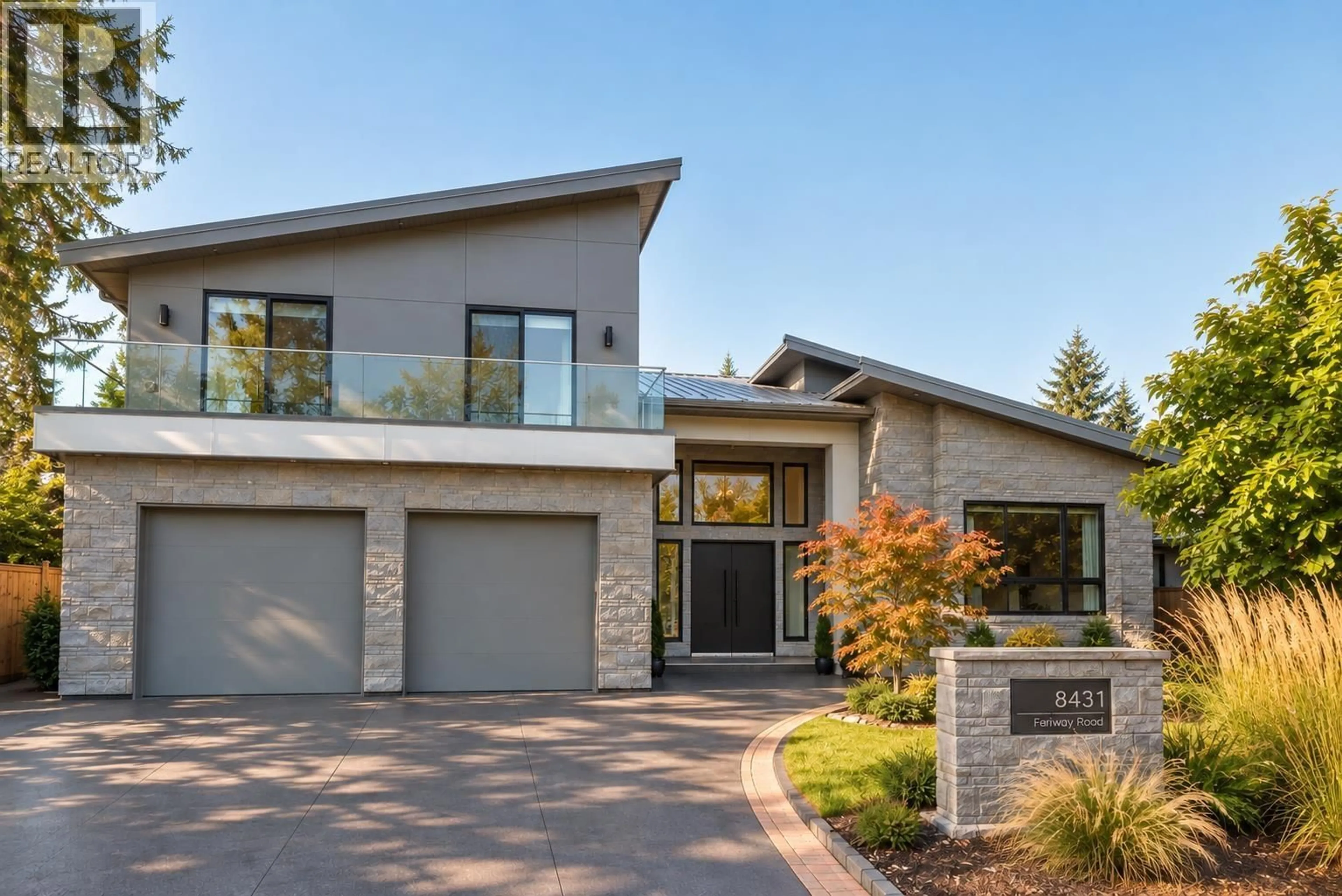Home with brick exterior material, street for 8431 FAIRWAY STREET, Richmond British Columbia V7C1Y5