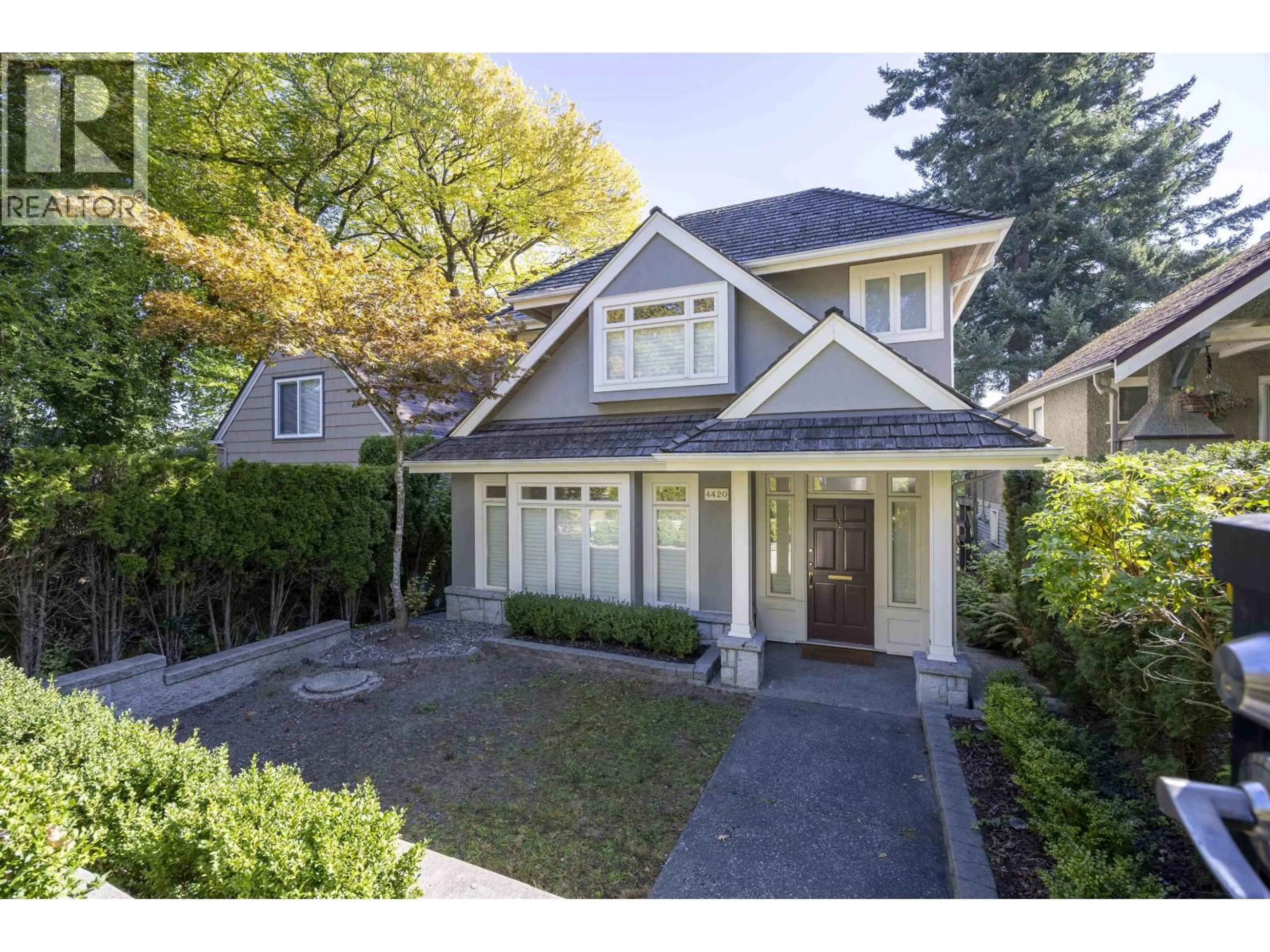 Home with vinyl exterior material, street for 4420 COLLINGWOOD STREET, Vancouver British Columbia V6S2B1