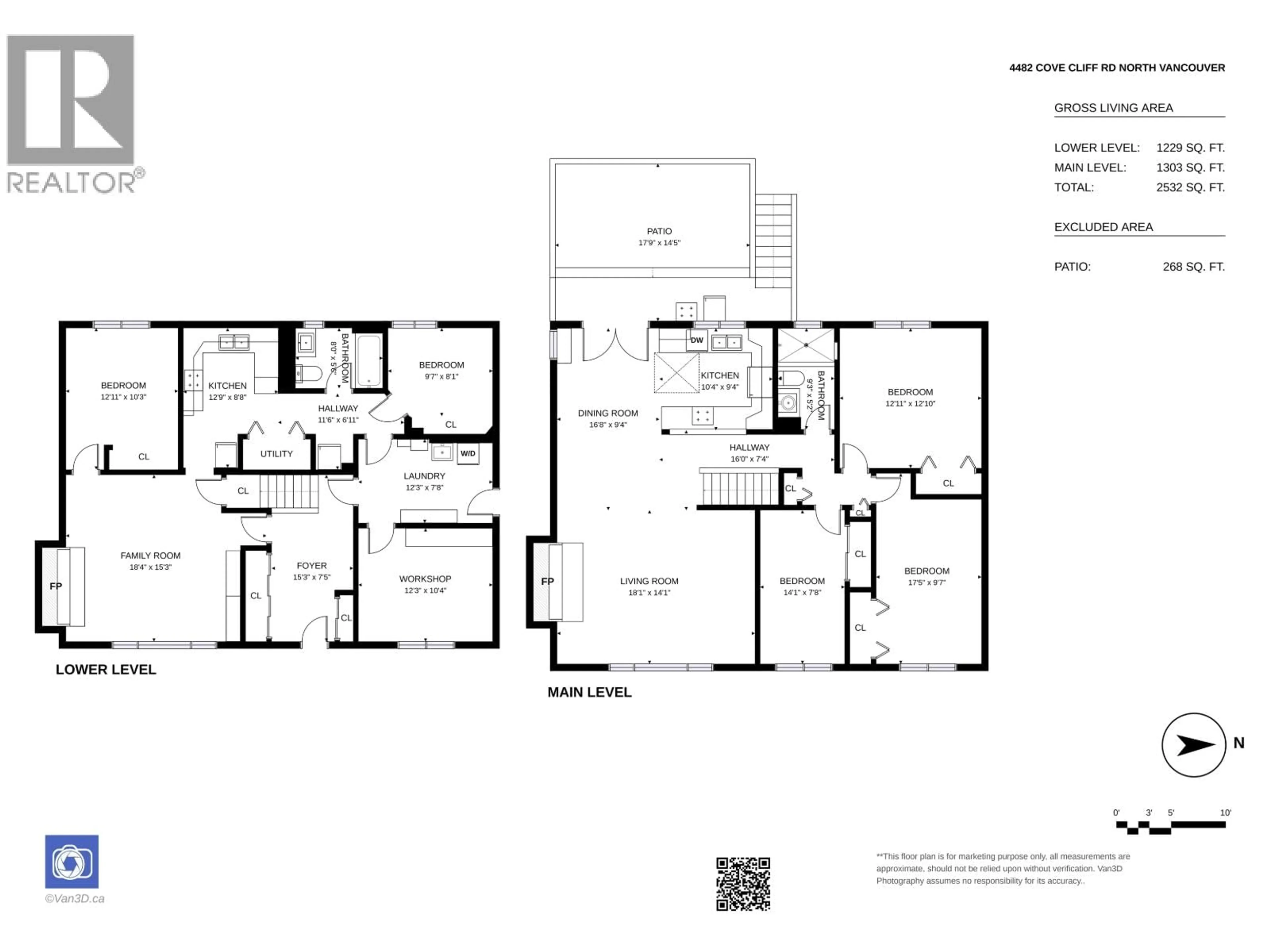 Floor plan for 4482 COVE CLIFF ROAD, North Vancouver British Columbia V7G1H6