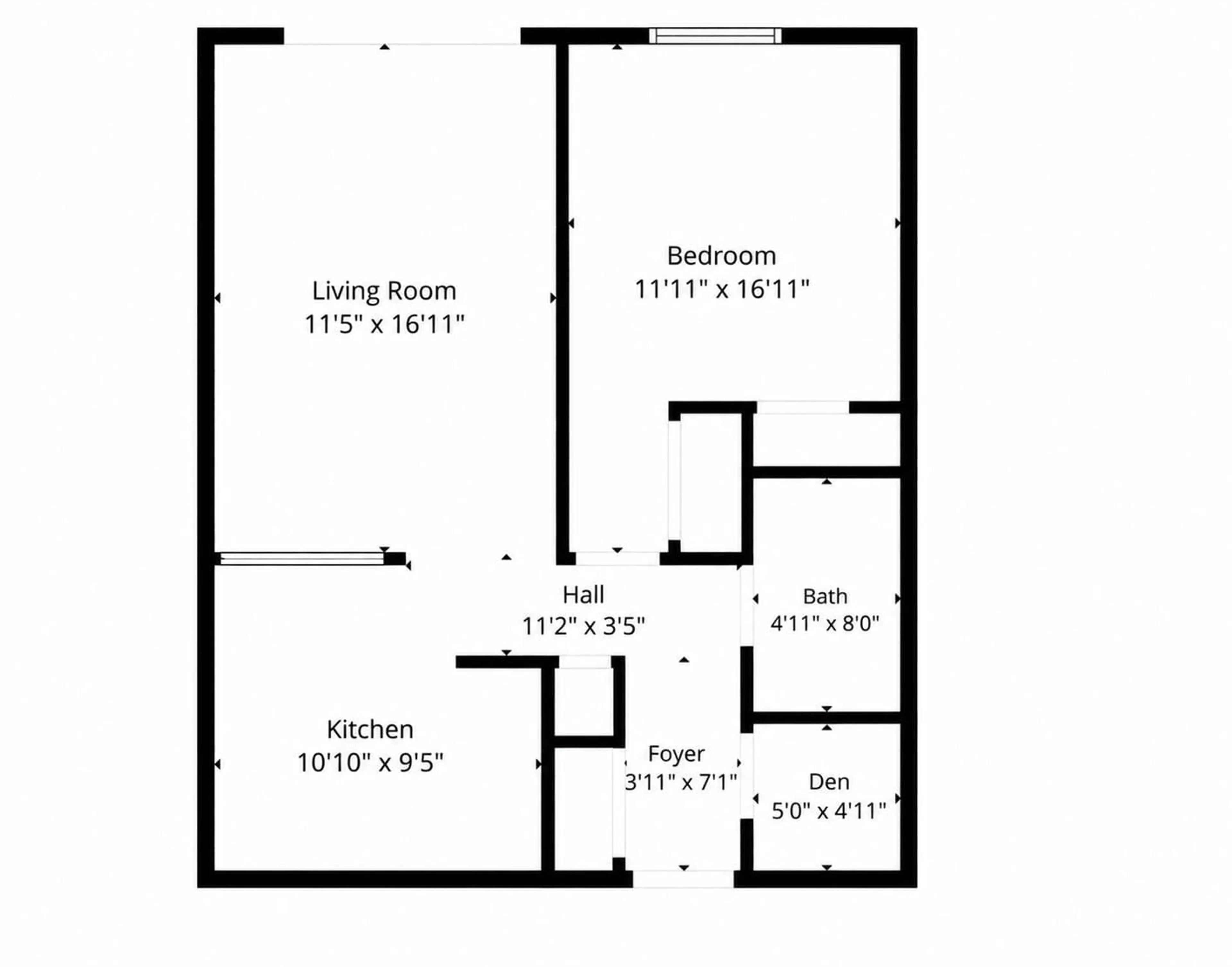 Floor plan for 206 - 2750 FULLER STREET, Abbotsford British Columbia V2S3K1